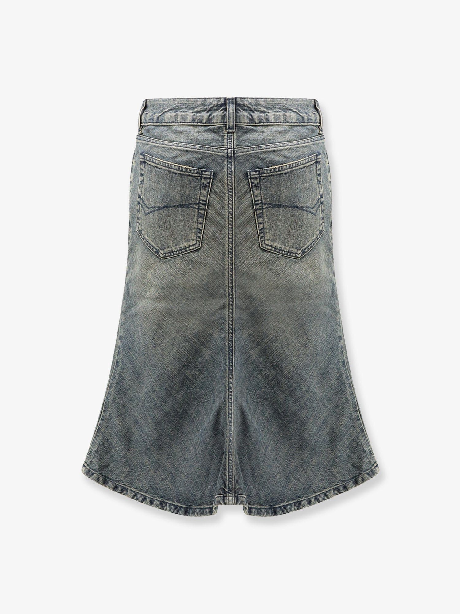 Balenciaga Denim Midi Skirt Size 28" / US 6 / IT 42 - 3 Thumbnail