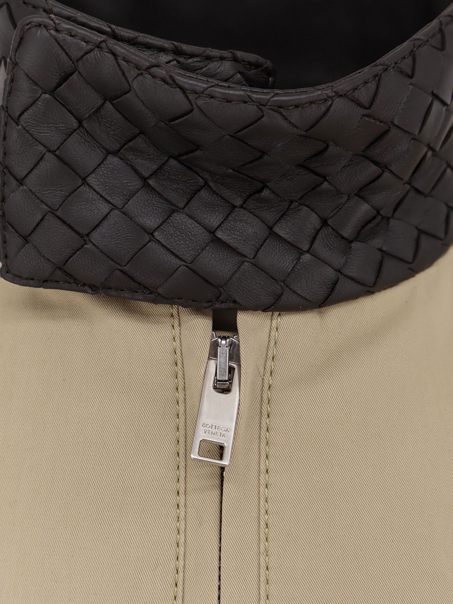 Bottega Veneta Cotton Jacket With Intrecciato Detail Size US XL / EU 56 / 4 - 3 Thumbnail