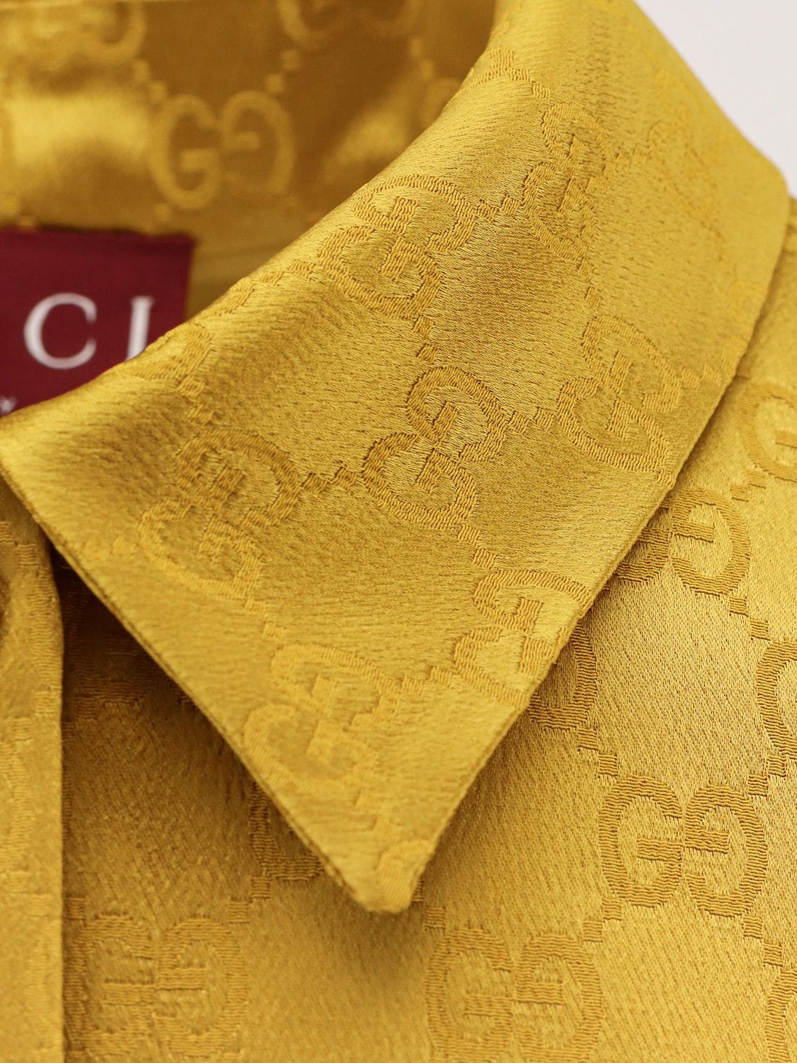 Gucci Gg Satin Chemisier Dress Size S / US 4 / IT 40 - 3 Thumbnail