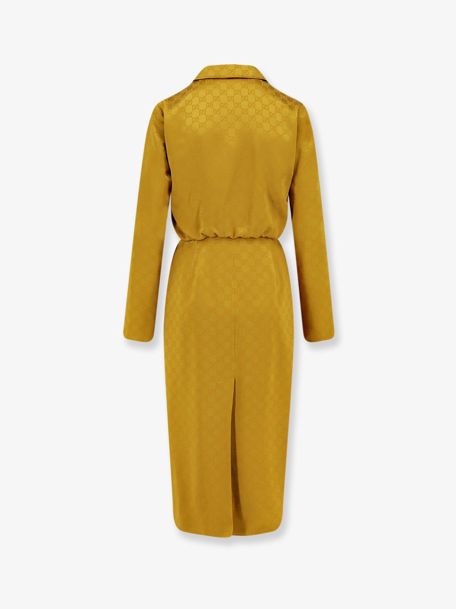 Gucci Gg Satin Chemisier Dress Size S / US 4 / IT 40 - 2 Thumbnail