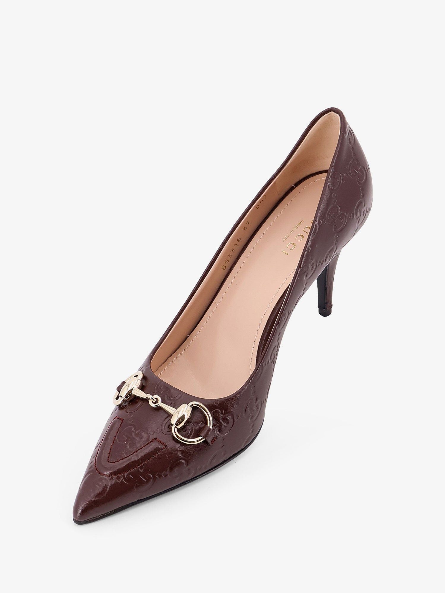 Gucci Gg Leather Decollete Size US 10 / IT 40 - 4 Thumbnail