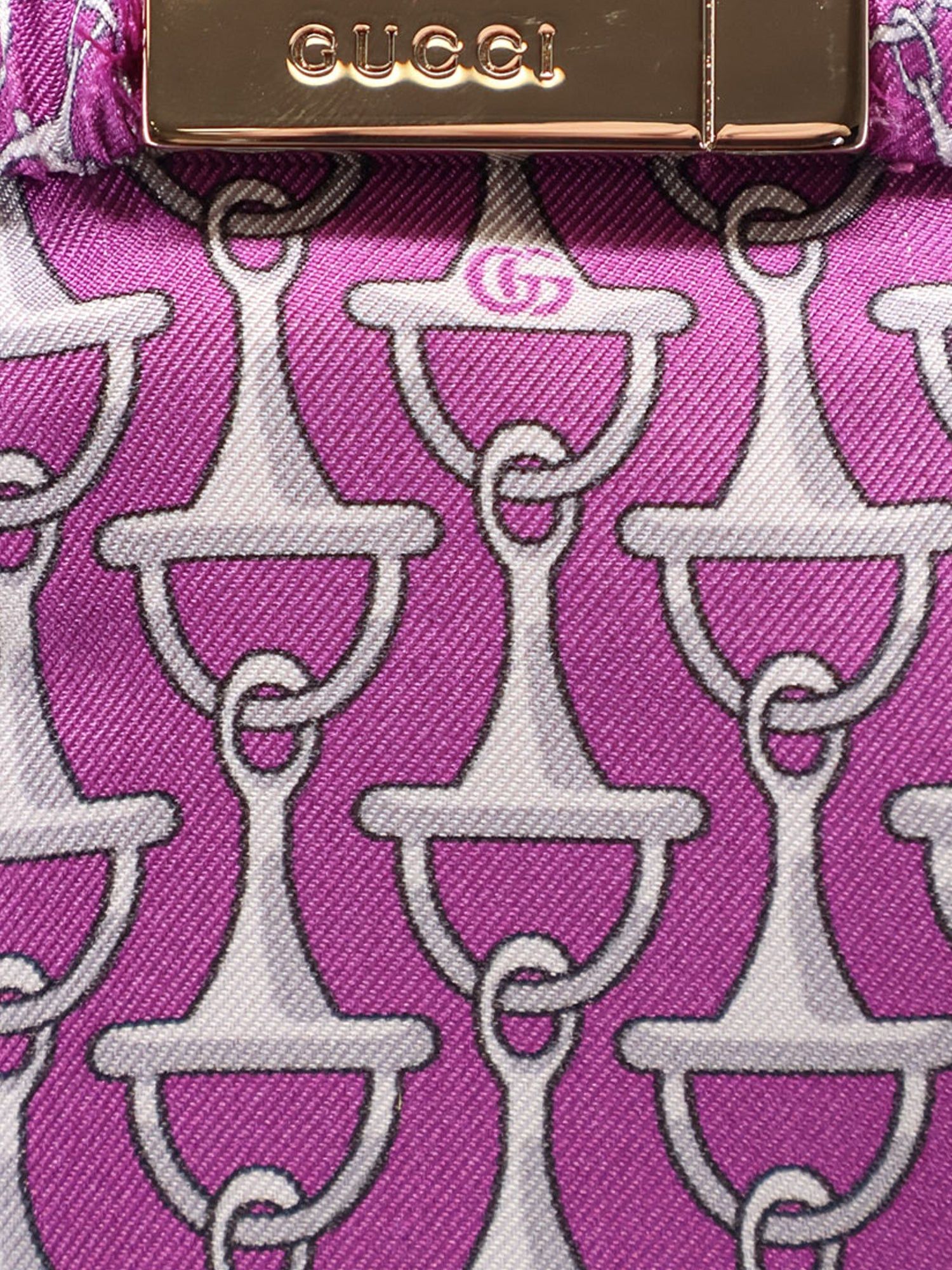 Gucci Silk Skirt With Horsebit Print Size 27" / US 4 / IT 40 - 3 Thumbnail