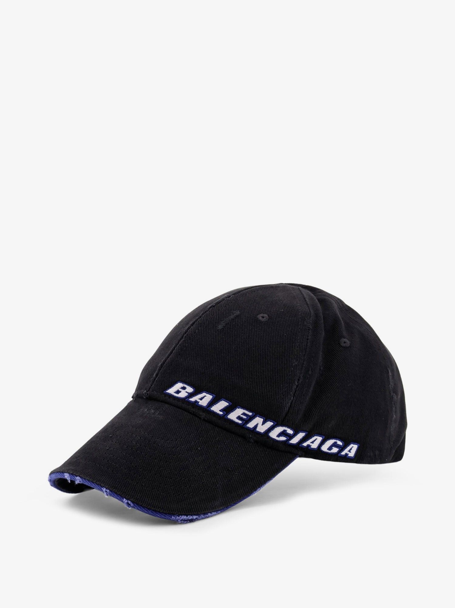Balenciaga Cotton Baseball Hat With Distressed Effect Size ONE SIZE - 2 Thumbnail