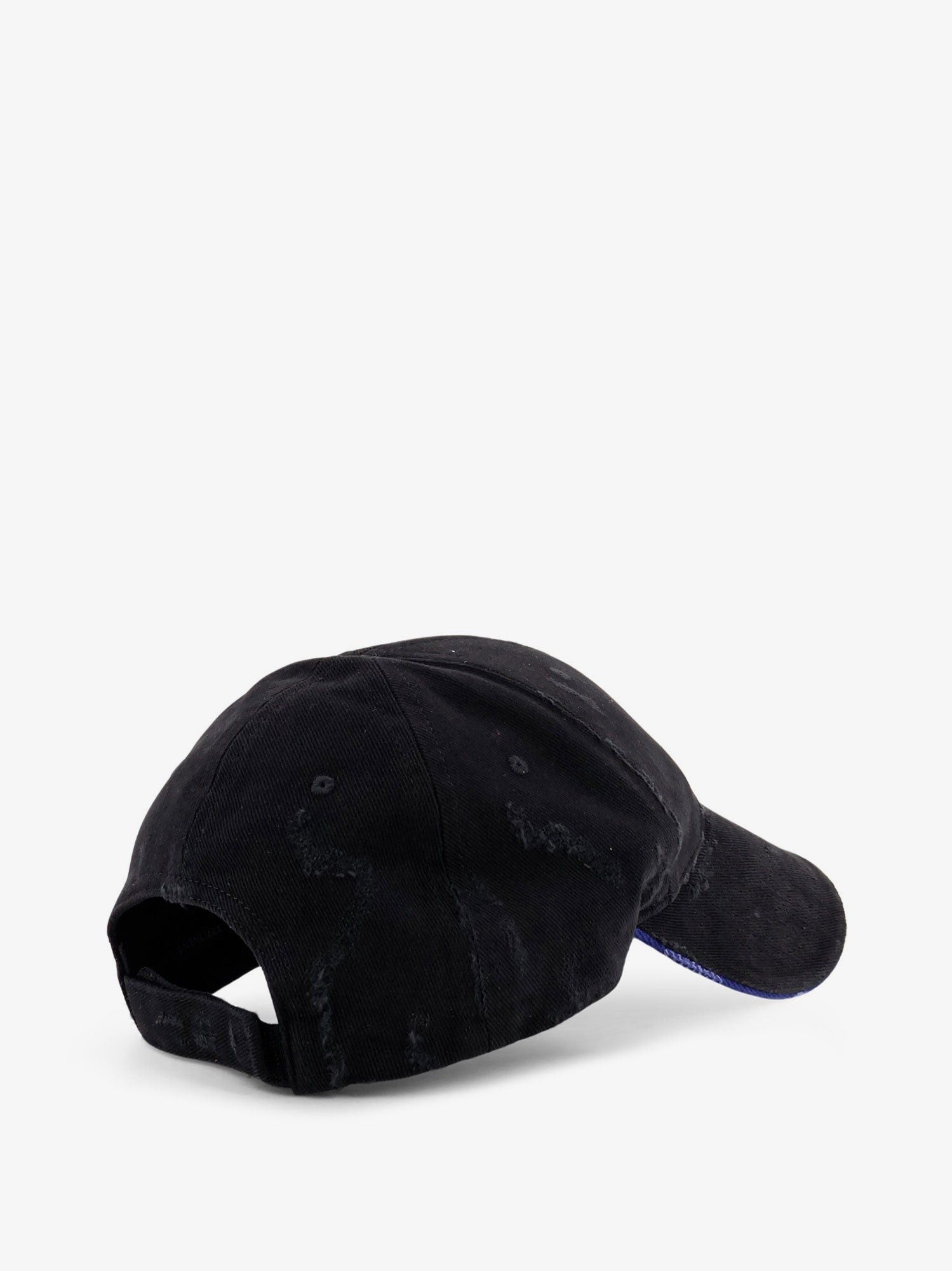 Balenciaga Cotton Baseball Hat With Distressed Effect Size ONE SIZE - 3 Thumbnail
