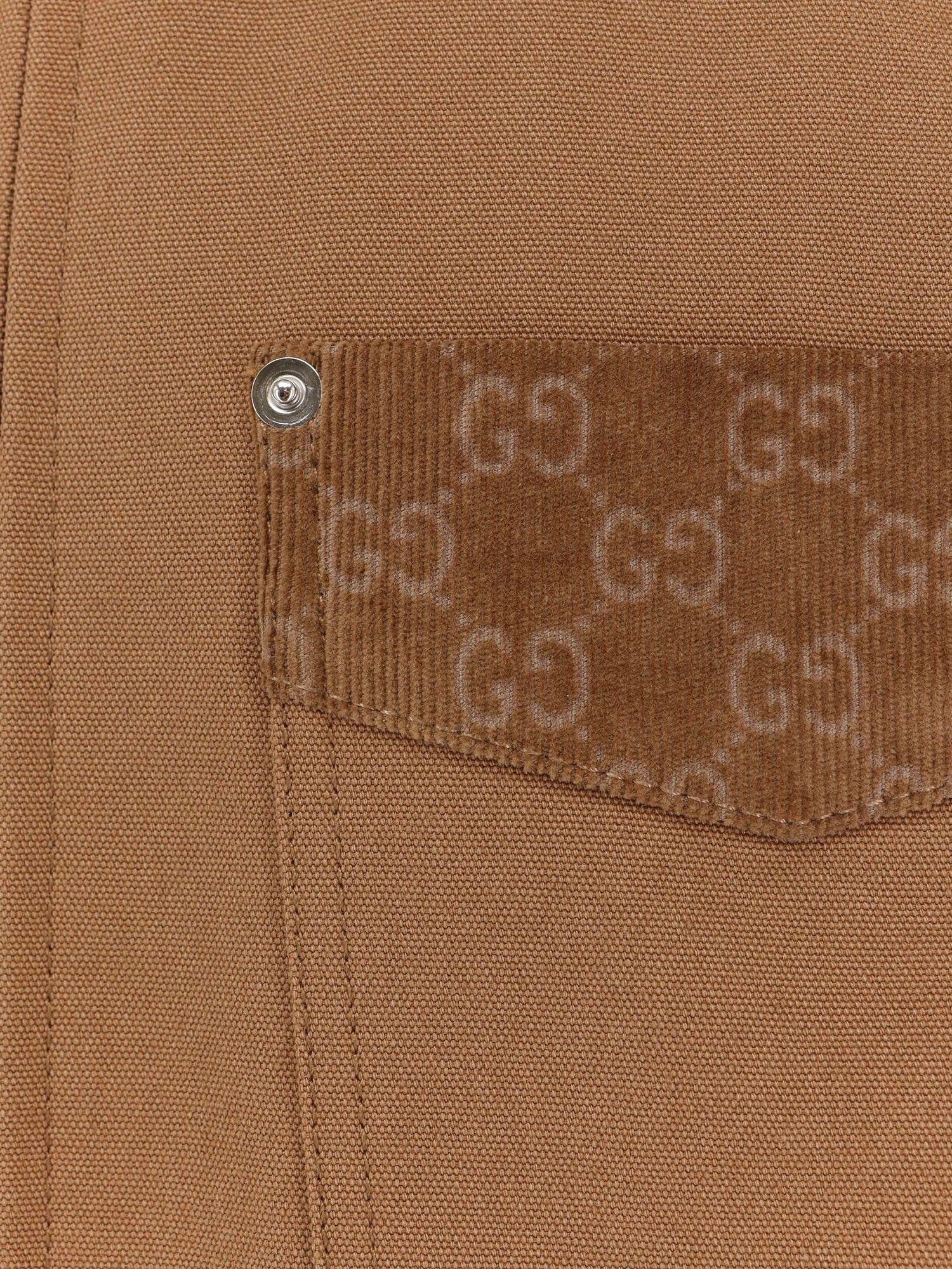 Gucci Canvas Jacket With Gg Details Size US M / EU 48-50 / 2 - 3 Thumbnail