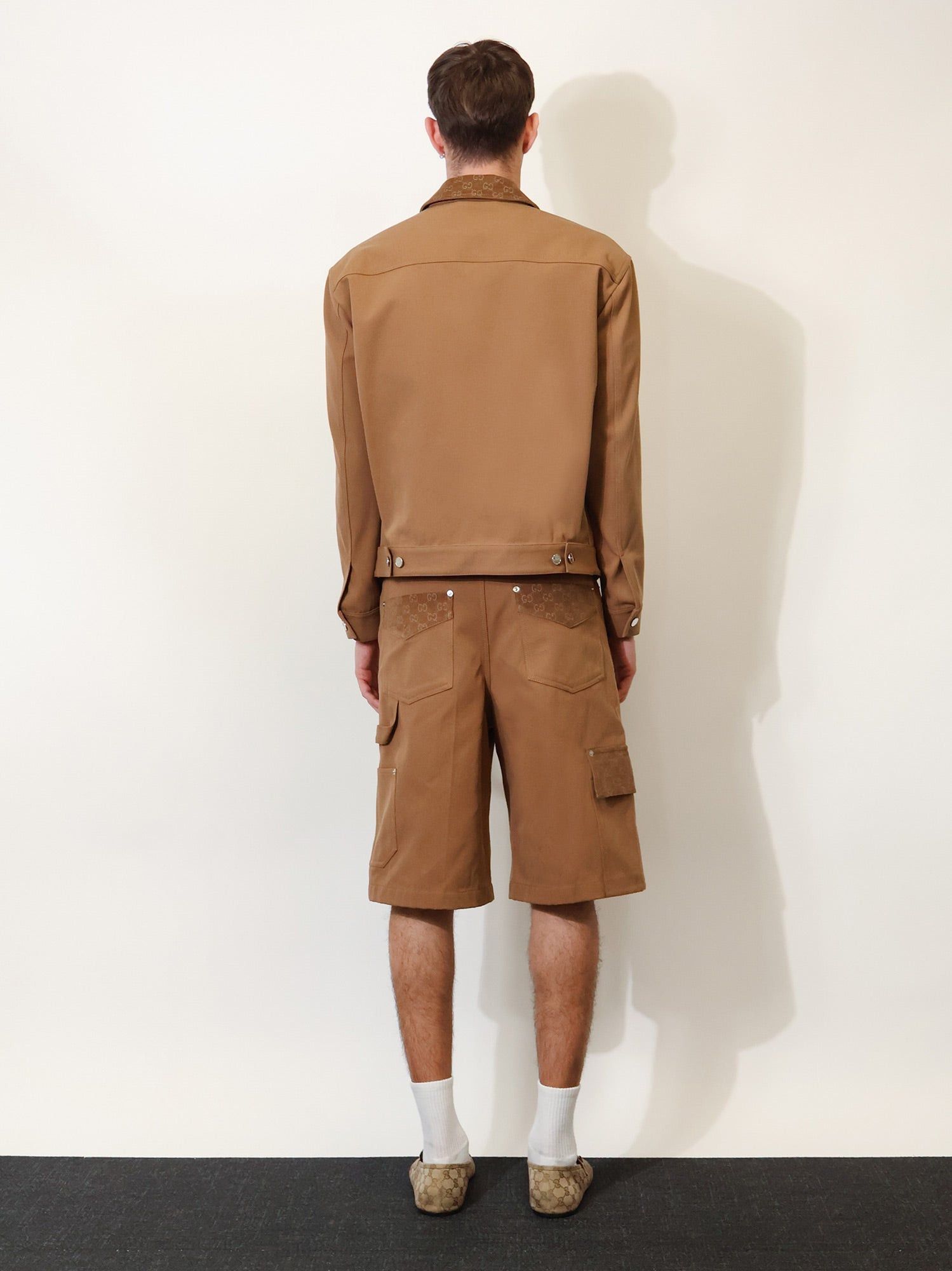 Gucci Canvas Jacket With Gg Details Size US M / EU 48-50 / 2 - 5 Thumbnail