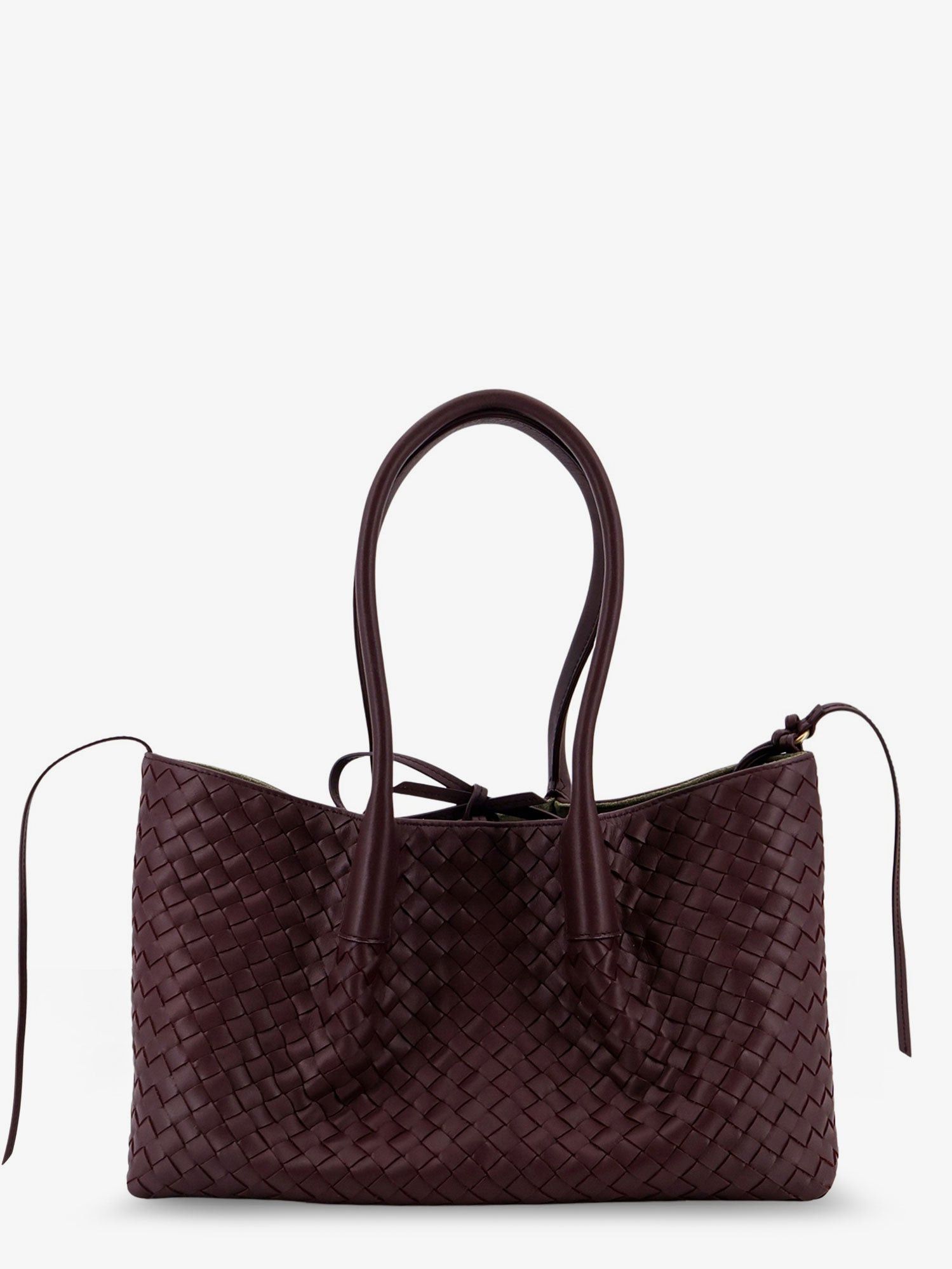 Bottega Veneta Pinacoteca Leather Handbag With Intrecciato Motif Size ONE SIZE - 2 Thumbnail