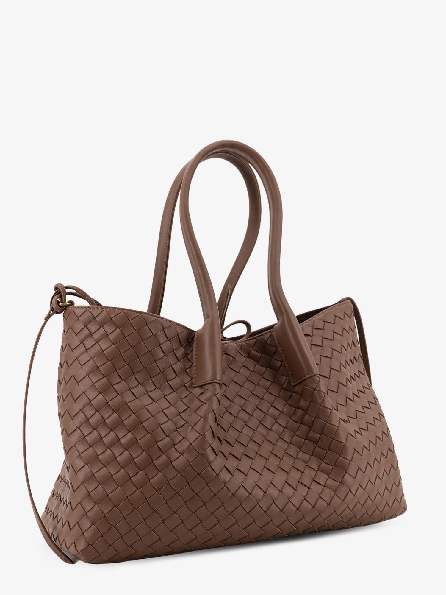 Bottega Veneta Pinacoteca Leather Handbag With Intrecciato Motif Size ONE SIZE - 3 Thumbnail