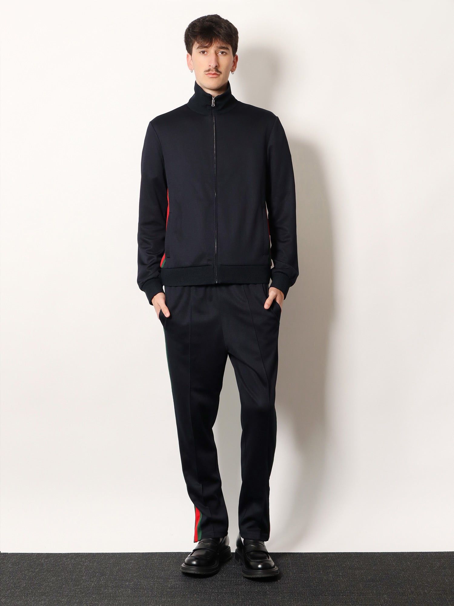 Gucci Jersey Sweatshirt With Lateral Web Band Size US M / EU 48-50 / 2 - 4 Thumbnail