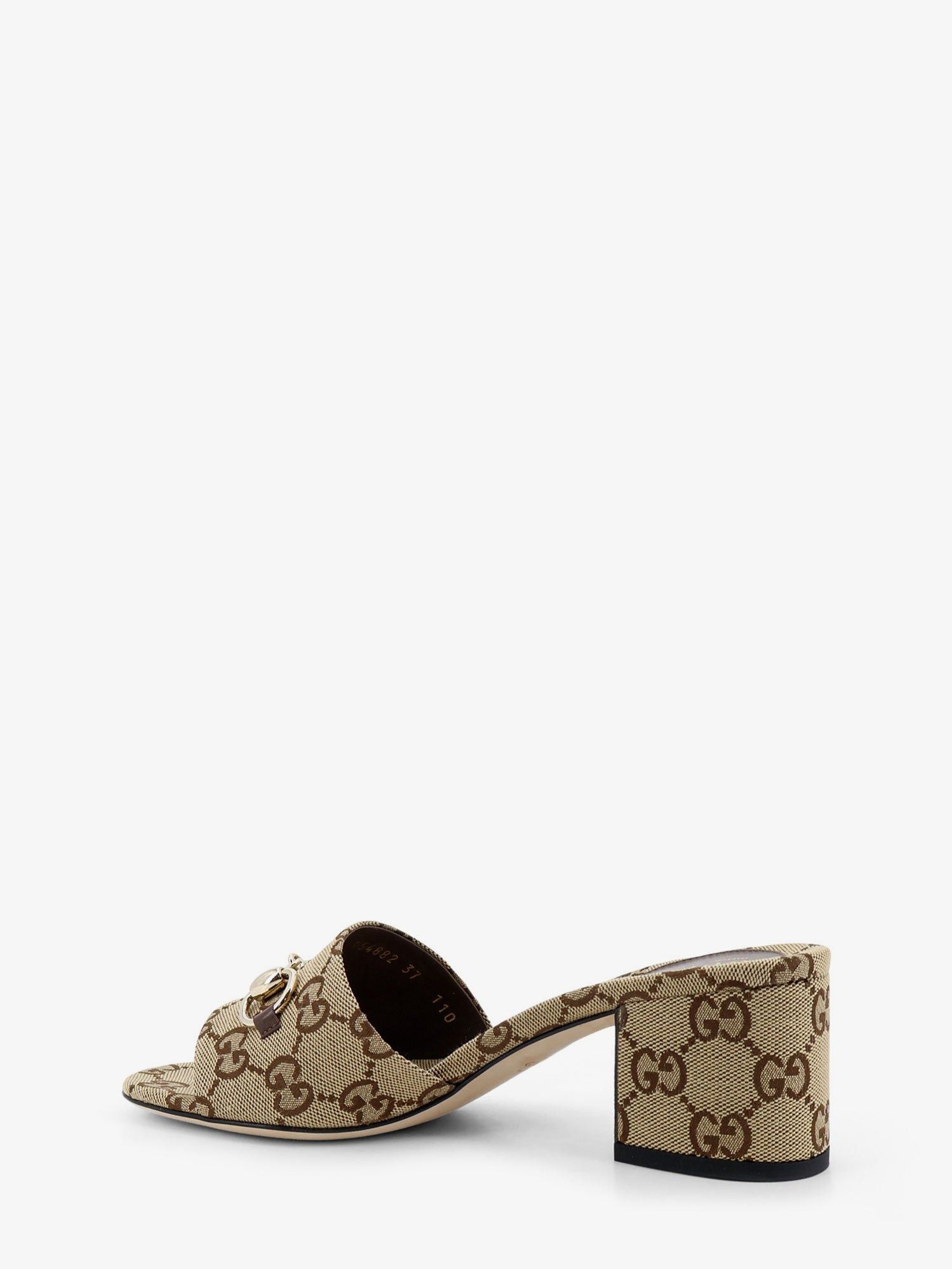 Gucci Gg Fabric Sandals With Metal Horsebit Size US 6 / IT 36 - 3 Thumbnail
