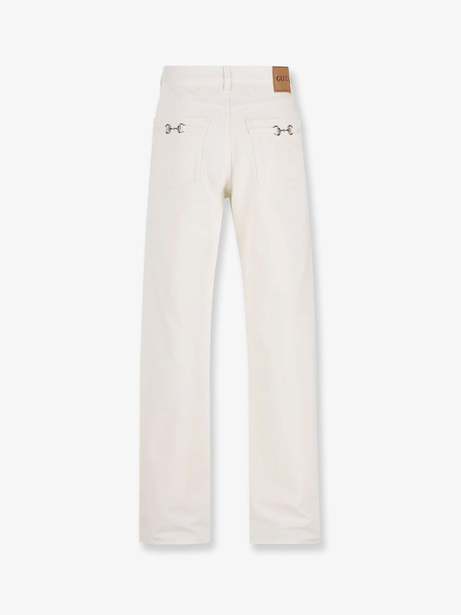 Gucci Denim Trousers With Metal Horsebit Detail On The Back Size US 32 / EU 48 - 4 Thumbnail