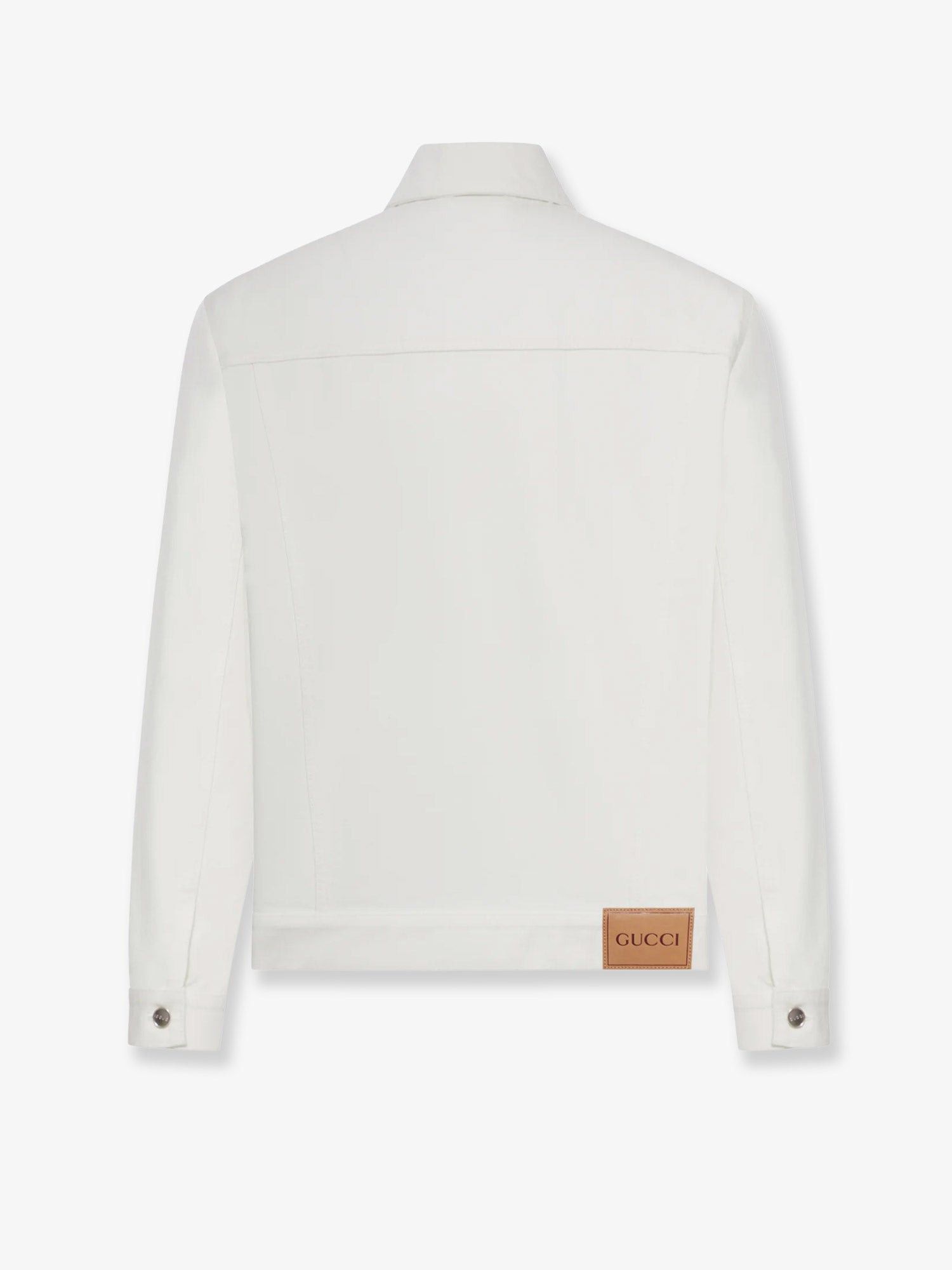Gucci White Denim Jacket Size US S / EU 44-46 / 1 - 2 Thumbnail
