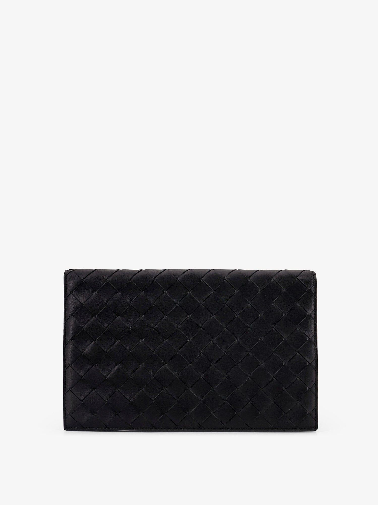 Bottega Veneta Leather Clutch Bag With Intrecciato Motif Size ONE SIZE - 2 Thumbnail