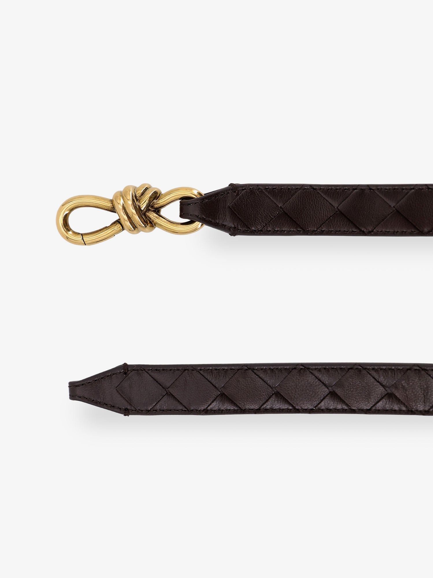 Bottega Veneta Leather Belt With Intrecciato Motif Size ONE SIZE - 2 Thumbnail