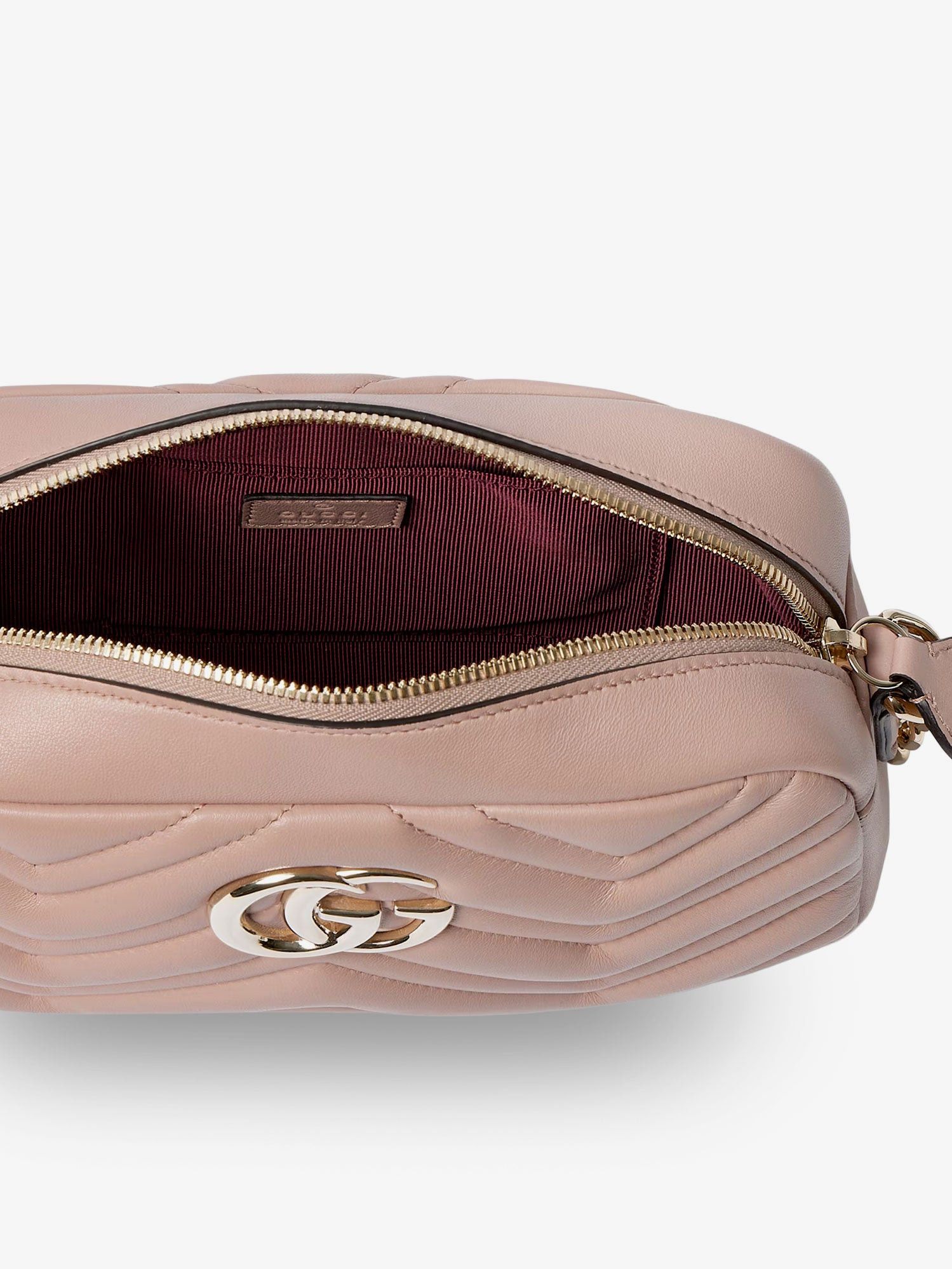 Gucci Gg Marmont Leather Camera Bag Crossbody Bag Size ONE SIZE - 4 Thumbnail