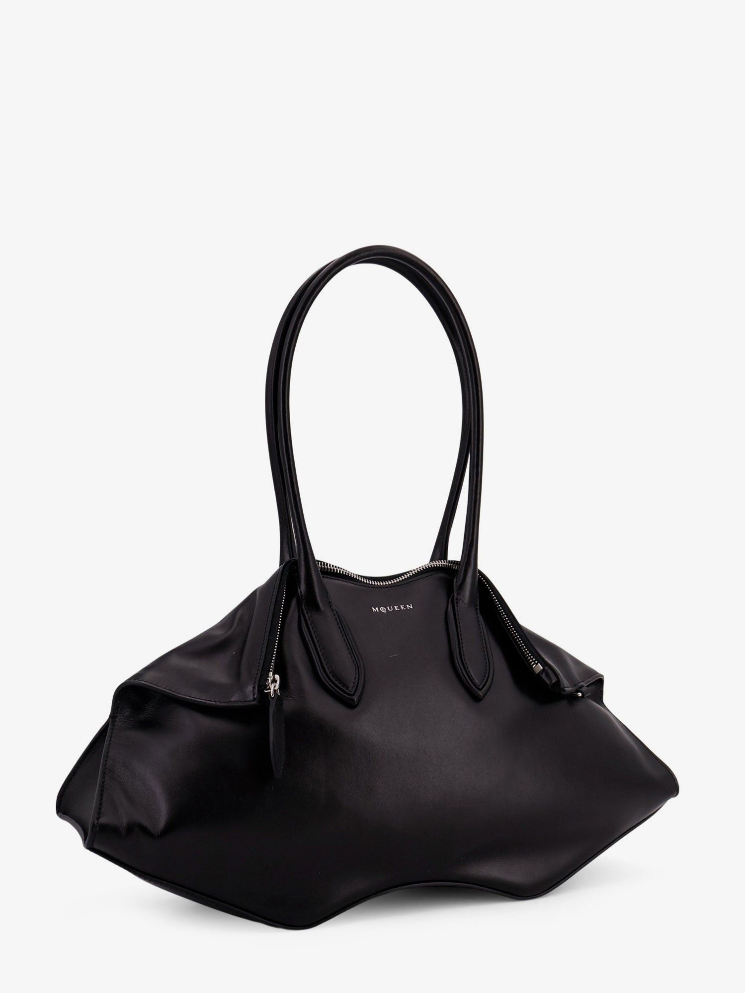Alexander McQueen Manta Leather Shoulder Bag Size ONE SIZE - 3 Thumbnail