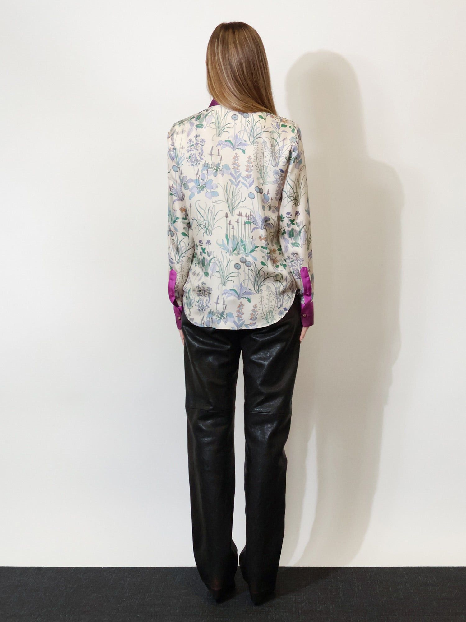 Gucci Printed Silk Shirt Size S / US 4 / IT 40 - 5 Thumbnail