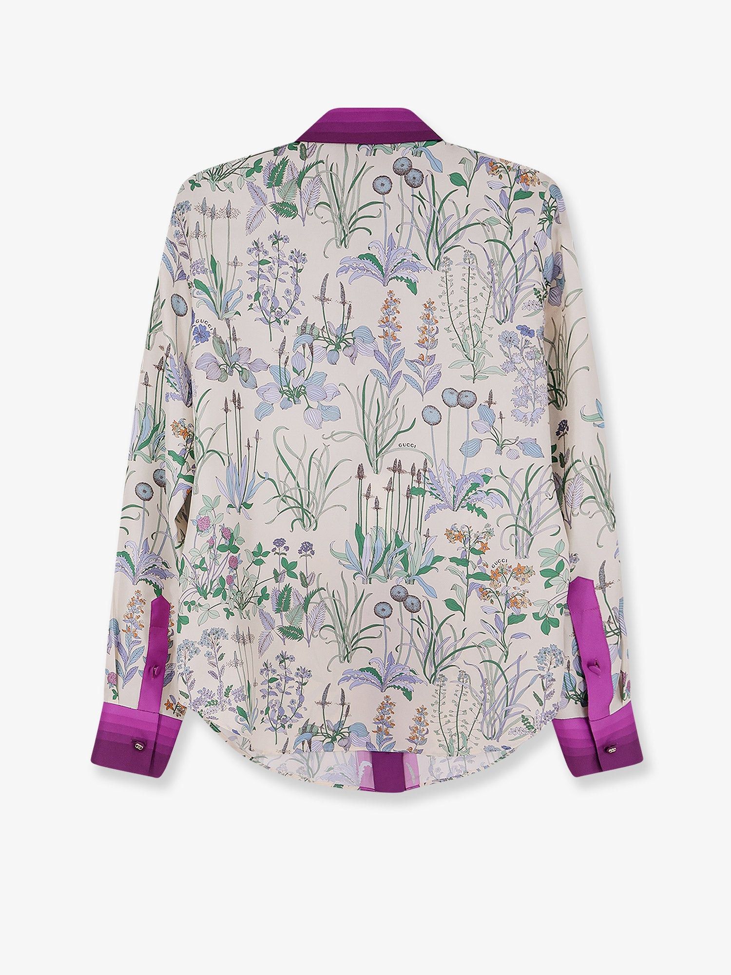 Gucci Printed Silk Shirt Size S / US 4 / IT 40 - 2 Thumbnail