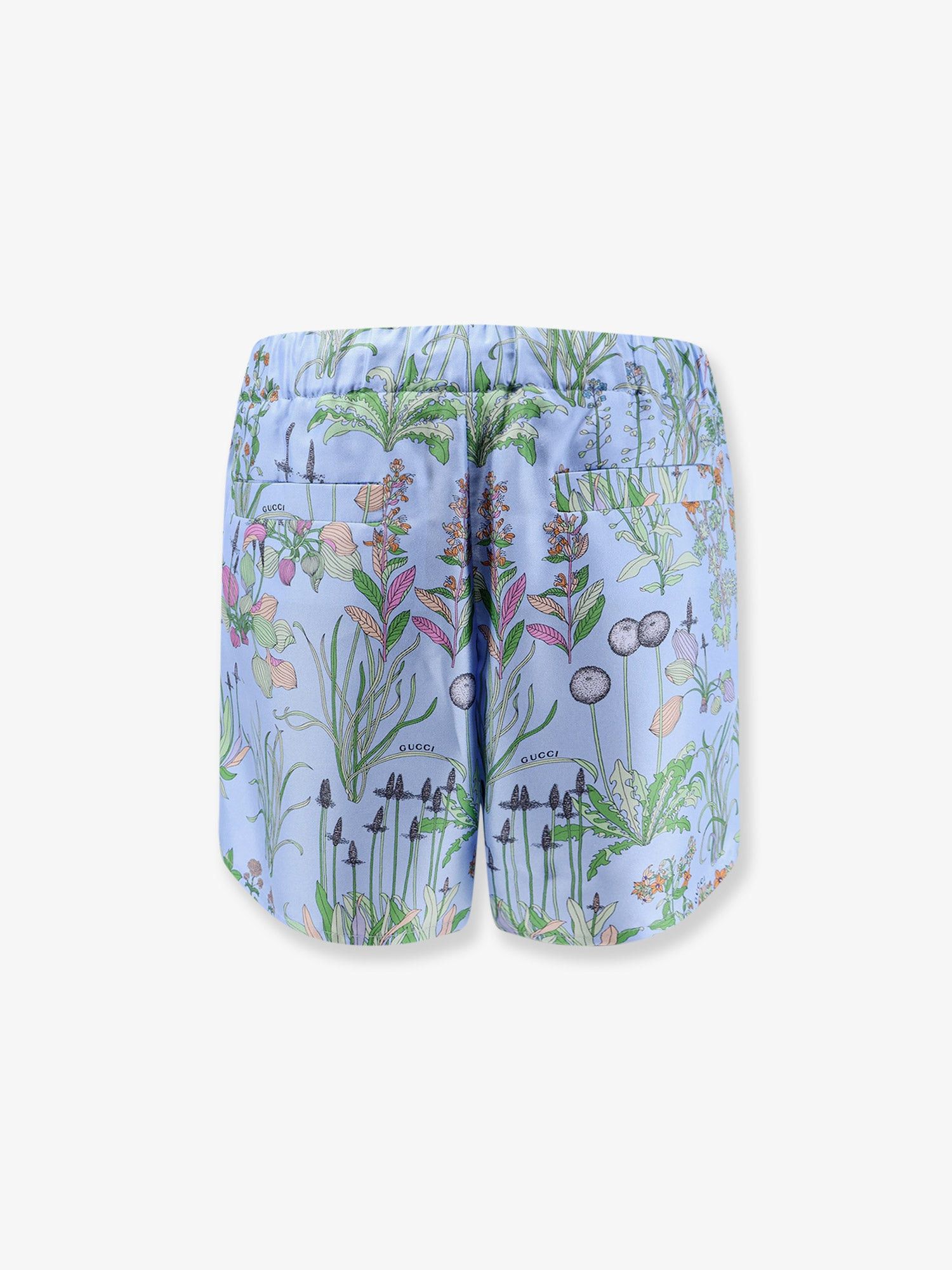 Gucci Printed Silk Shorts Size 26" / US 2 / IT 38 - 2 Thumbnail