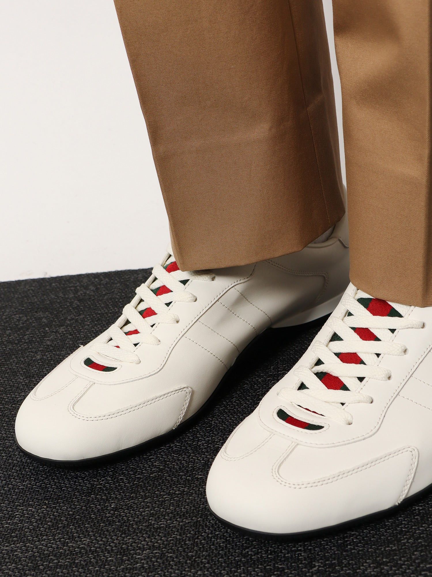 Gucci Gucci Shift Leather Sneakers Size US 8.5 / EU 41-42 - 2 Thumbnail