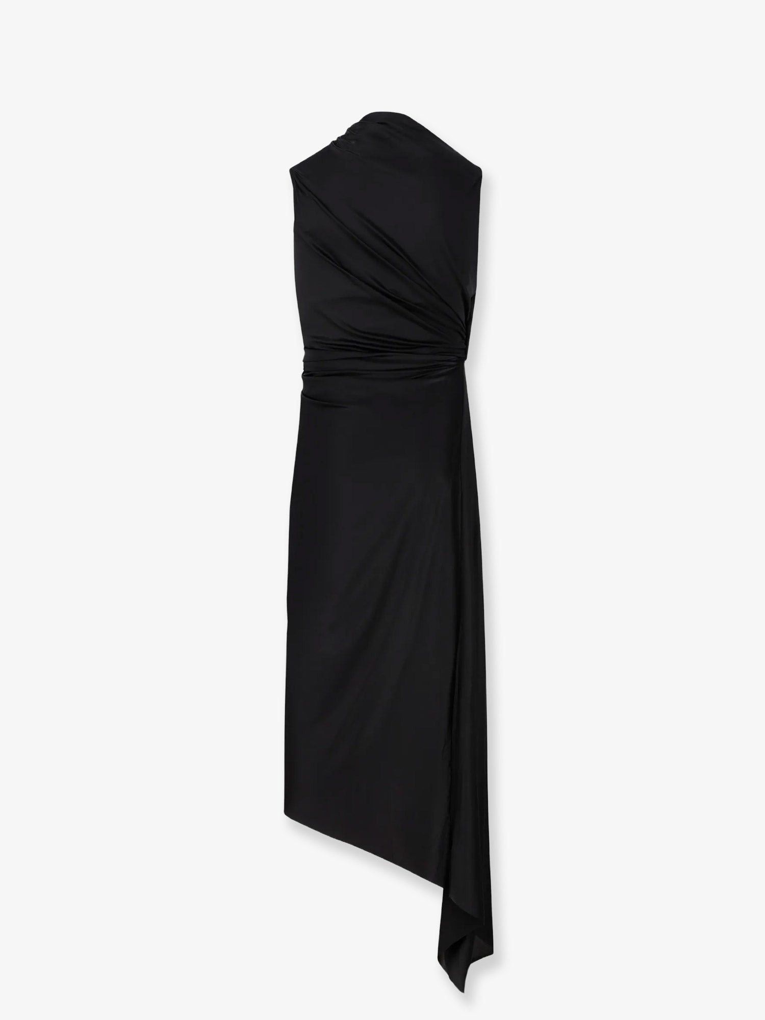 Balenciaga Stretch Fabric Long Asymmetrical Dress Size M / US 6-8 / IT 42-44 - 4 Thumbnail