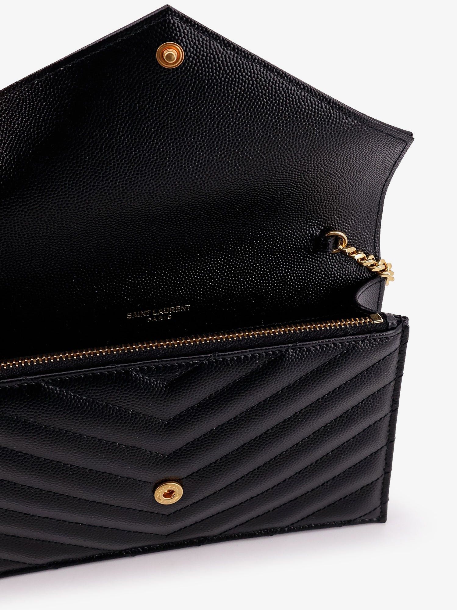 Saint Laurent Paris Leather Crossbody Bag With Metal Cassandra Logo Size ONE SIZE - 5 Thumbnail