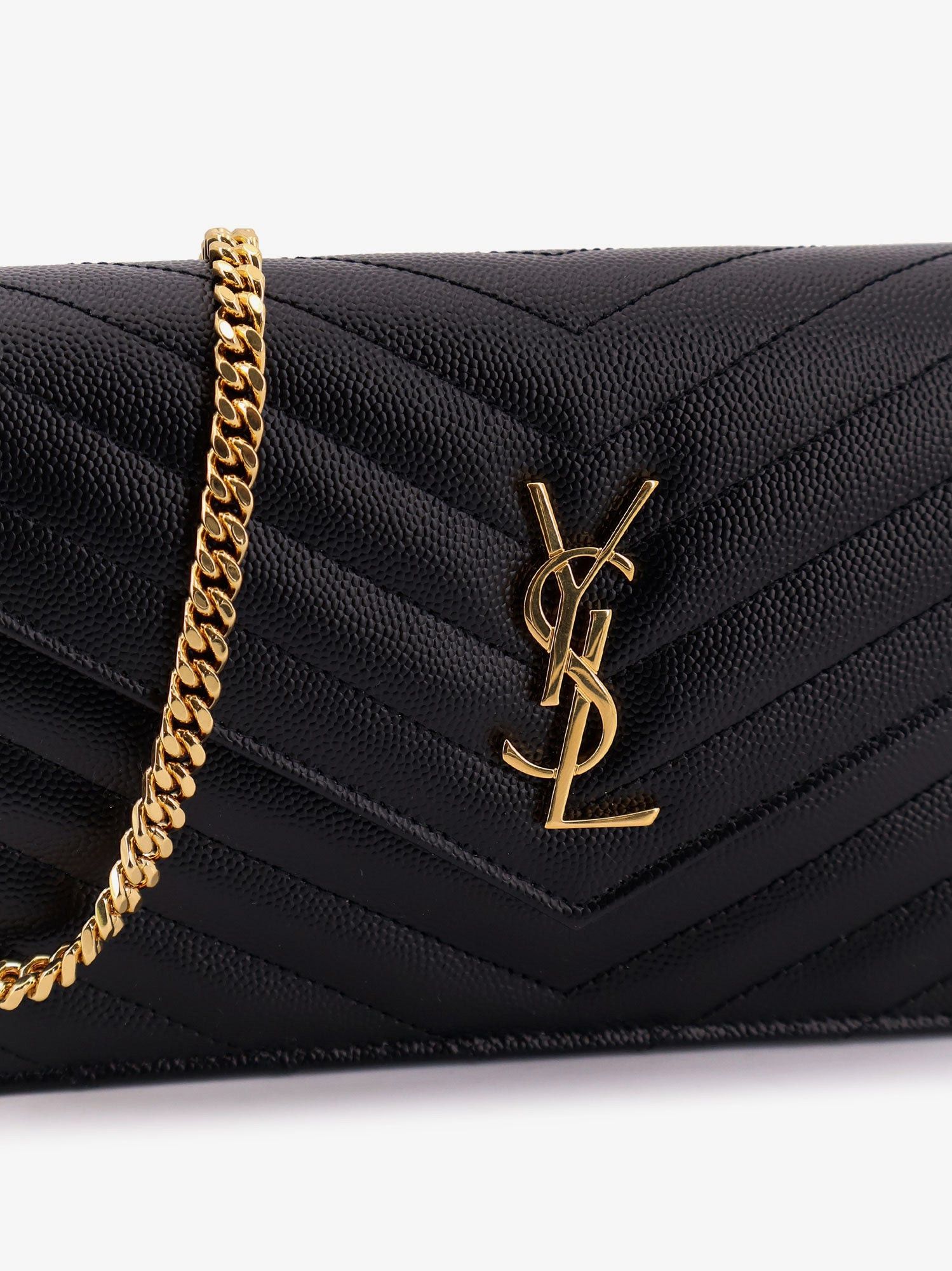 Saint Laurent Paris Leather Crossbody Bag With Metal Cassandra Logo Size ONE SIZE - 4 Thumbnail