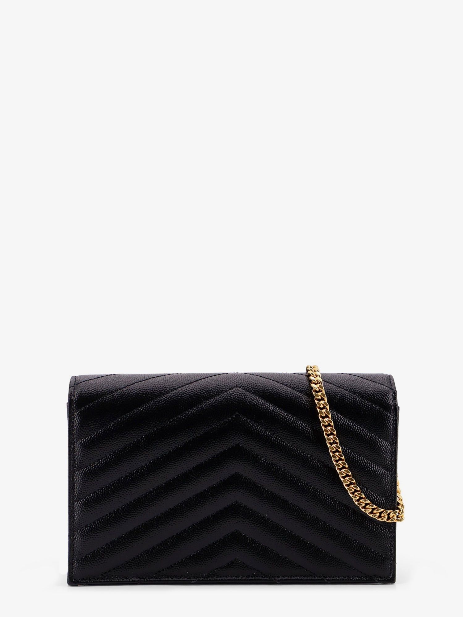Saint Laurent Paris Leather Crossbody Bag With Metal Cassandra Logo Size ONE SIZE - 2 Thumbnail