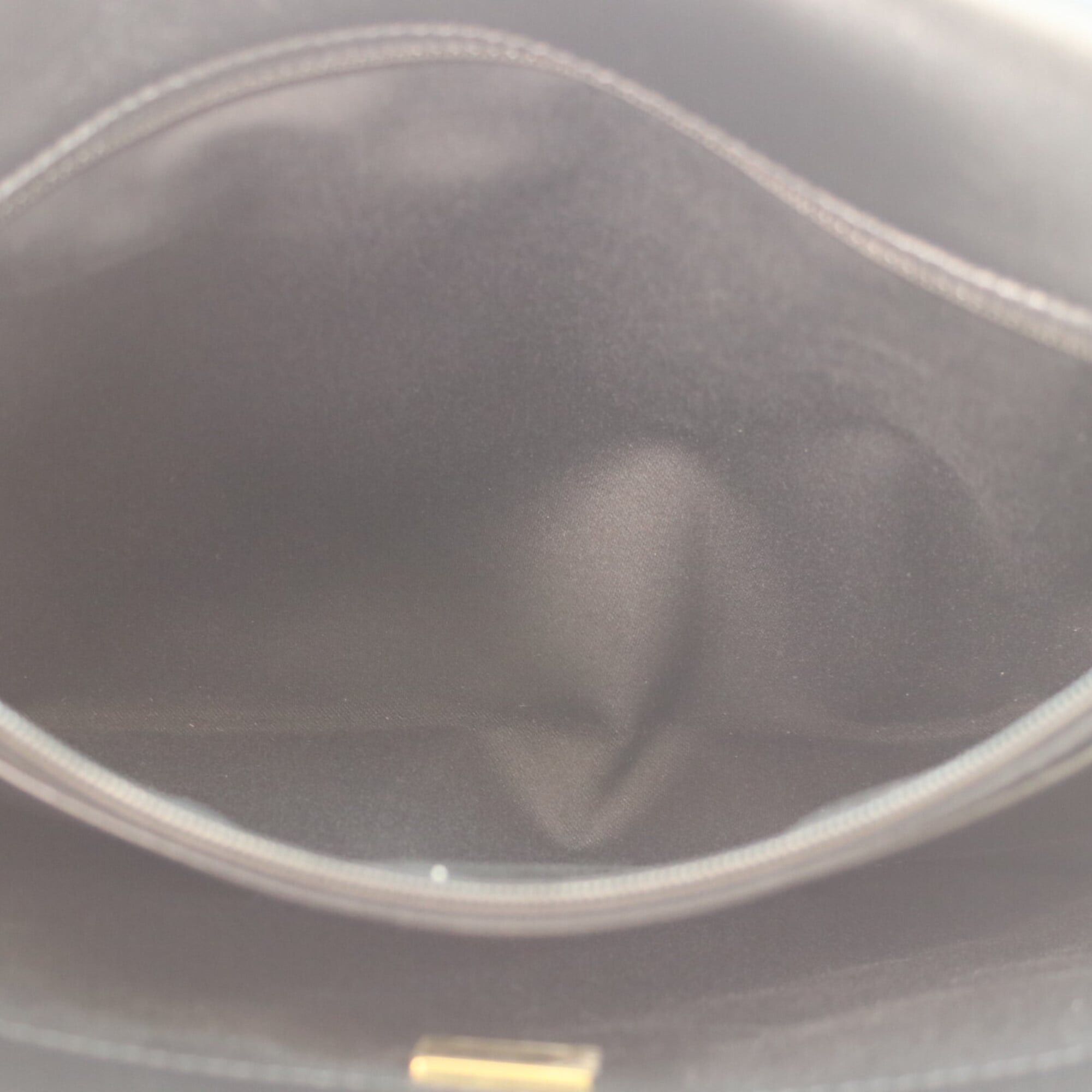 Chanel CHANEL AS4723 Black Shiny Lambskin Gold Hardware Matelassé Single Flap Double Chain Shoulder Bag - Excellent Condition Size ONE SIZE - 9 Thumbnail