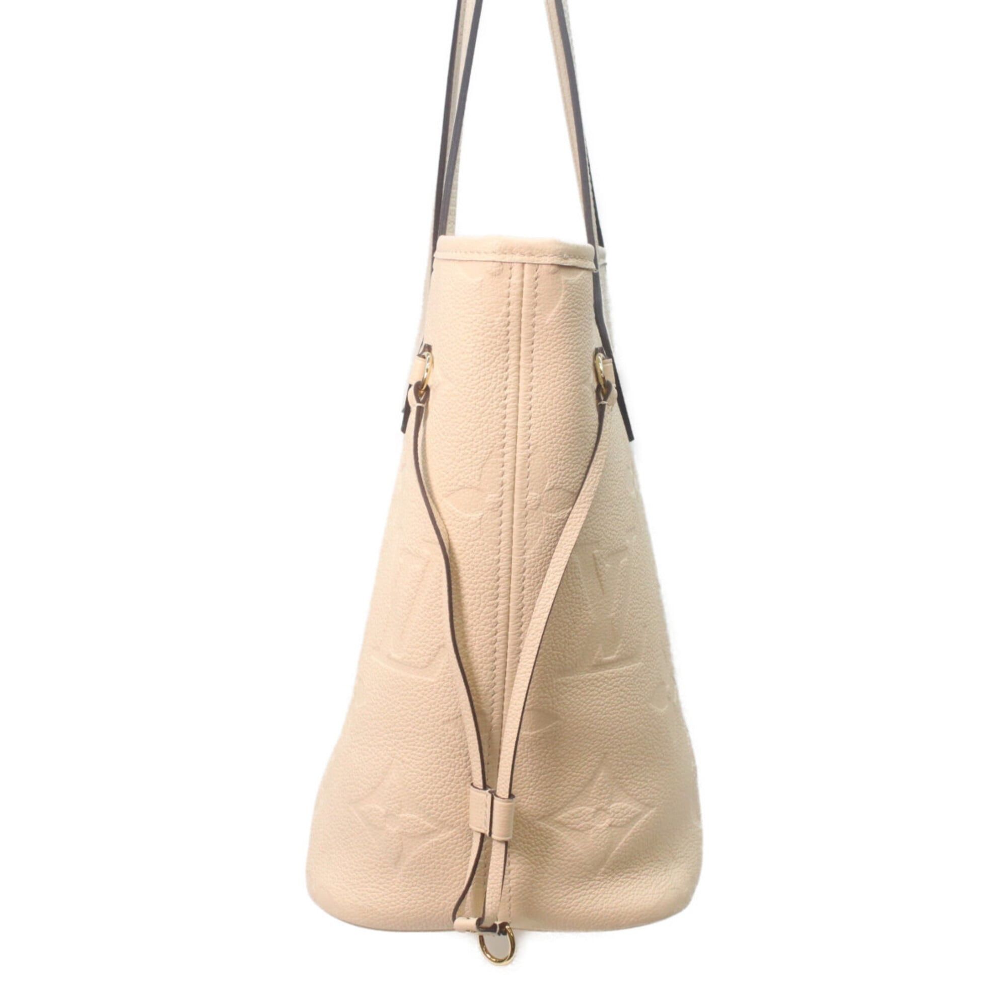 Louis Vuitton LOUIS VUITTON M46676 Monogram Empreinte Neverfull MM Tote Bag, Cream (Ivory), Women's, RFID (IC) Size ONE SIZE - 2 Thumbnail