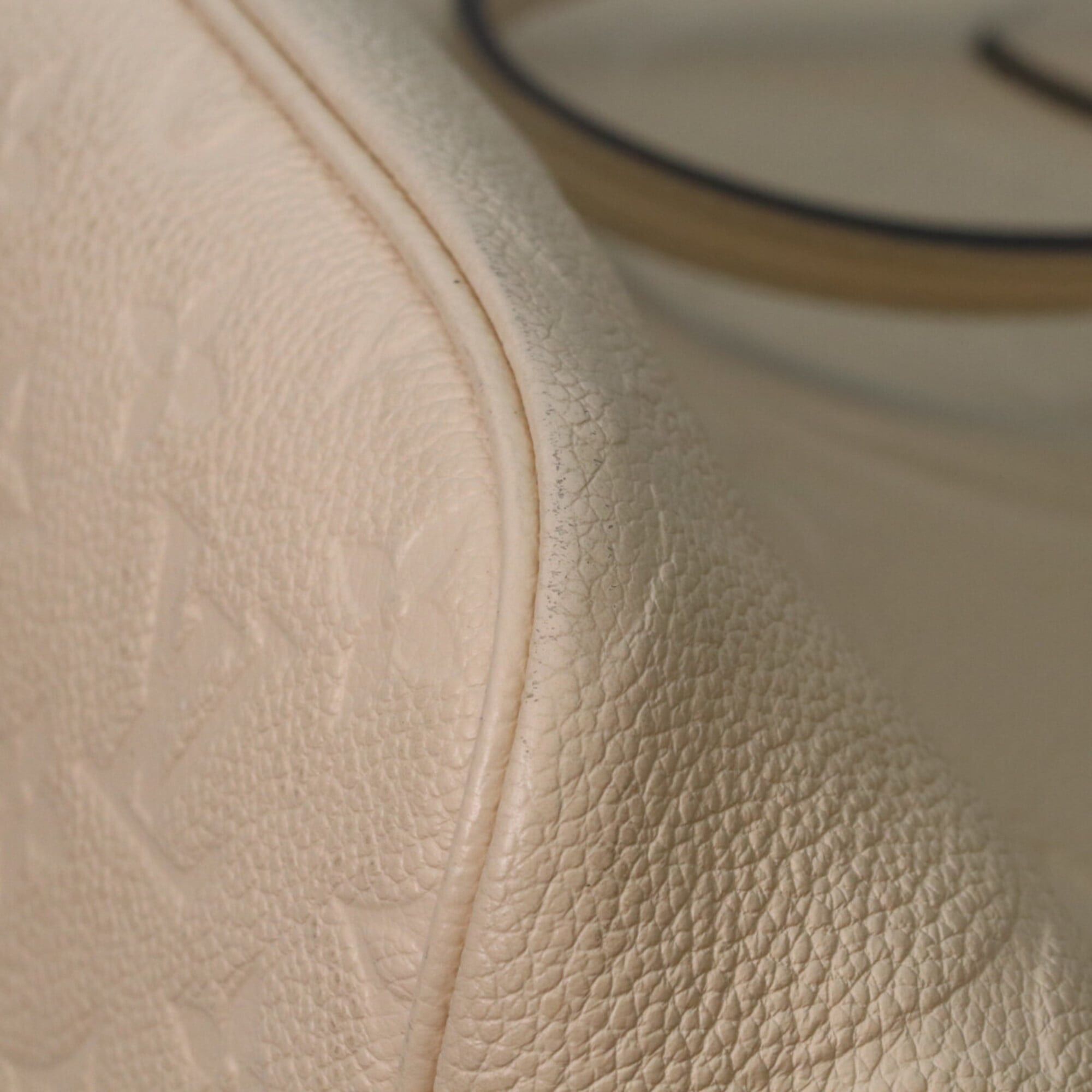 Louis Vuitton LOUIS VUITTON M46676 Monogram Empreinte Neverfull MM Tote Bag, Cream (Ivory), Women's, RFID (IC) Size ONE SIZE - 9 Thumbnail