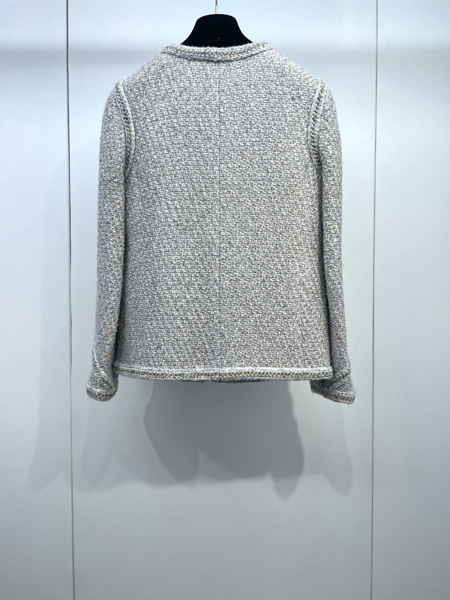 Chanel Chanel Woven Gold Thread Coat Size XXS / US 00 / IT 34 - 2 Thumbnail