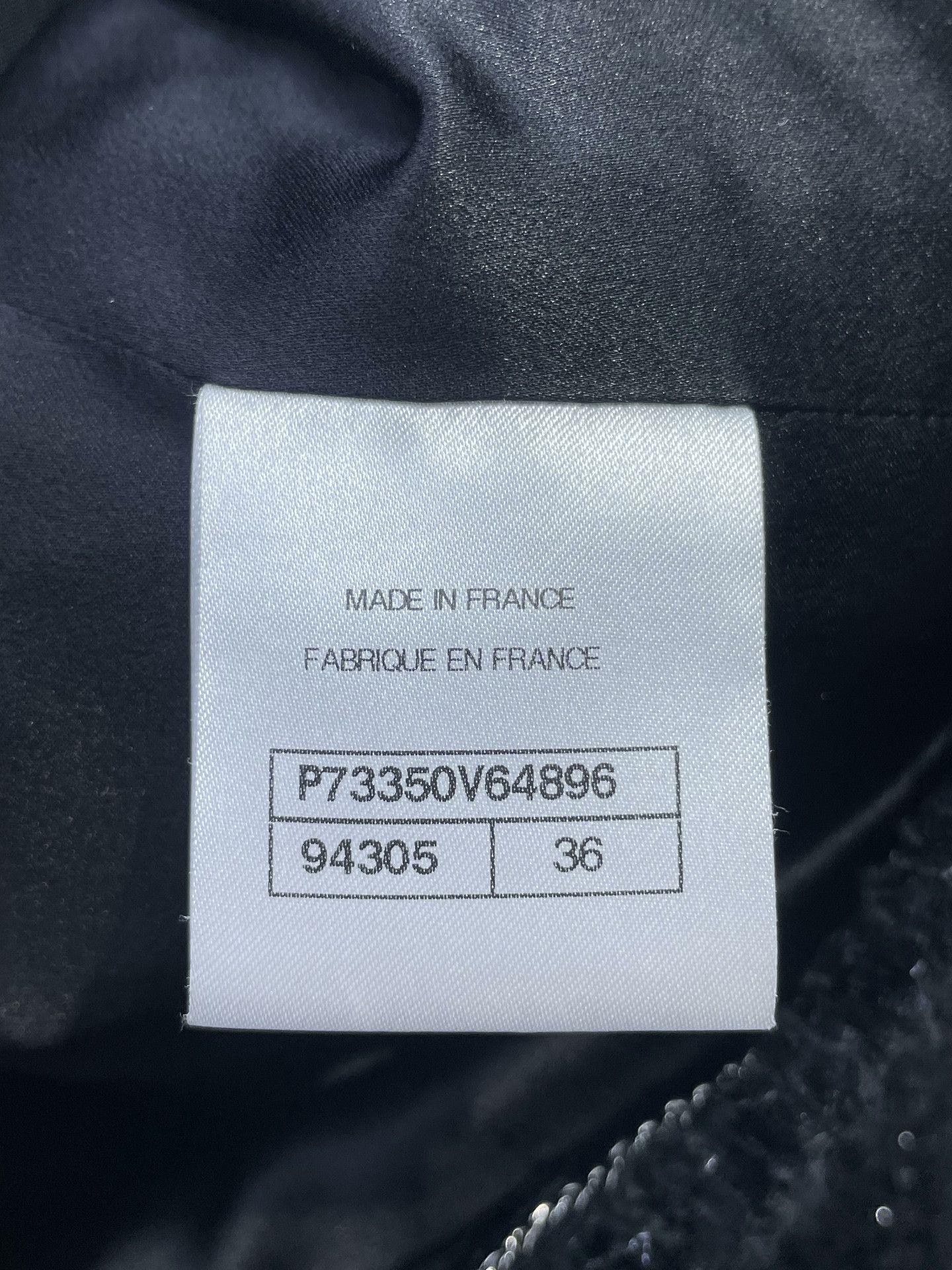 Chanel Chanel 22B Black Double-Breasted Velvet Coat Size XS / US 0-2 / IT 36-38 - 9 Thumbnail