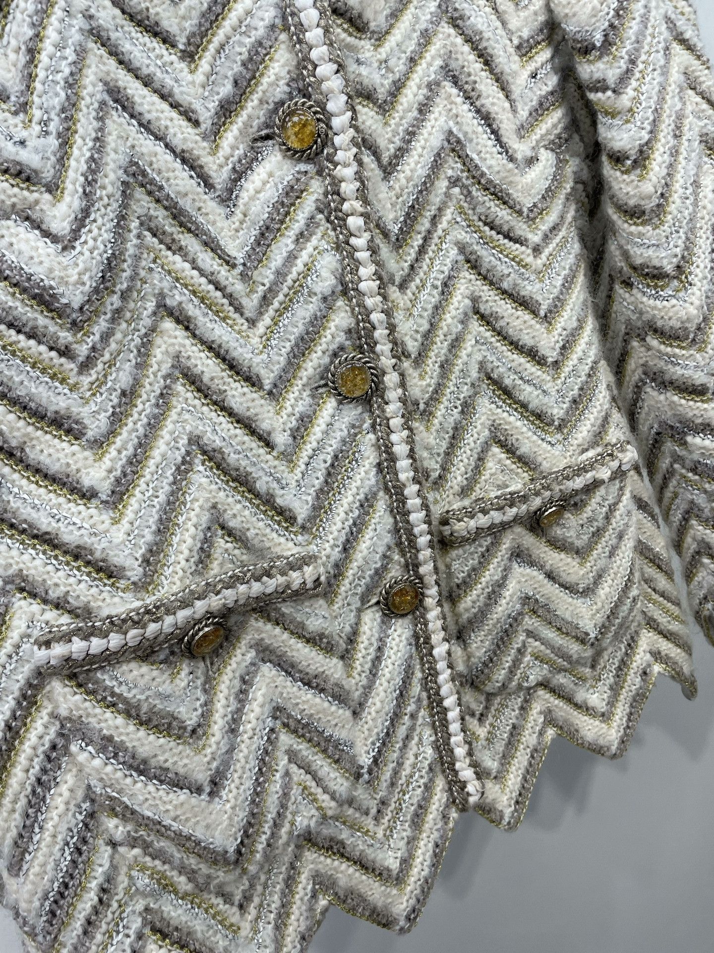 Chanel Chanel Burger Series Wave Jacket Size XXS / US 00 / IT 34 - 5 Thumbnail