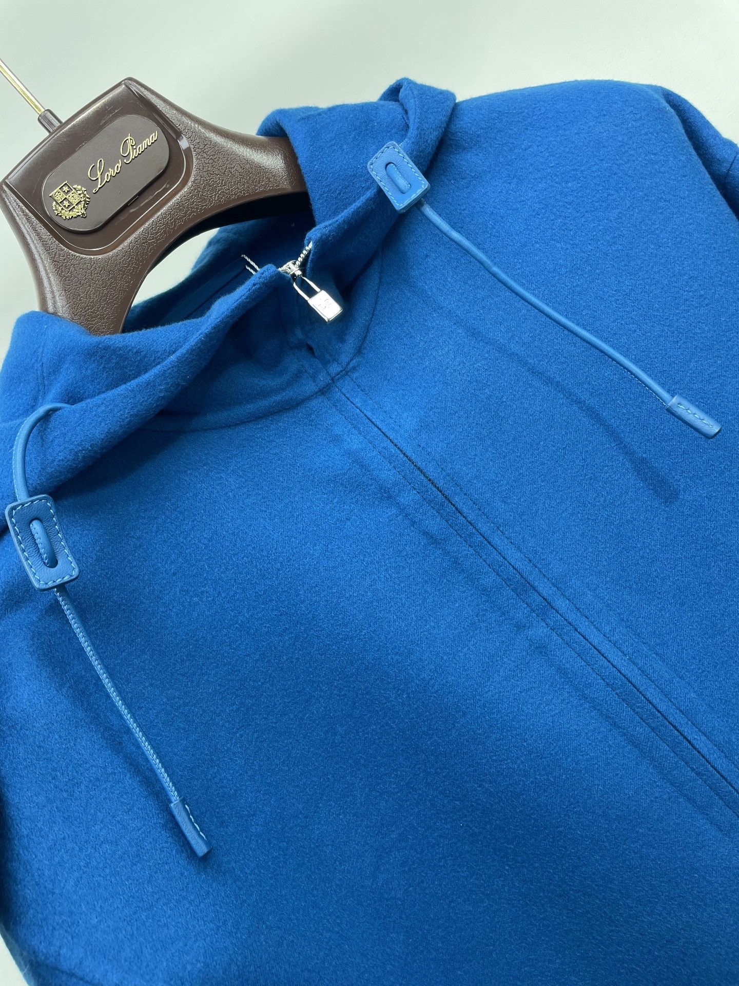 Loro Piana Loro Piana Solid Cashmere Zip Hooded Coat Size XS / US 0-2 / IT 36-38 - 3 Thumbnail