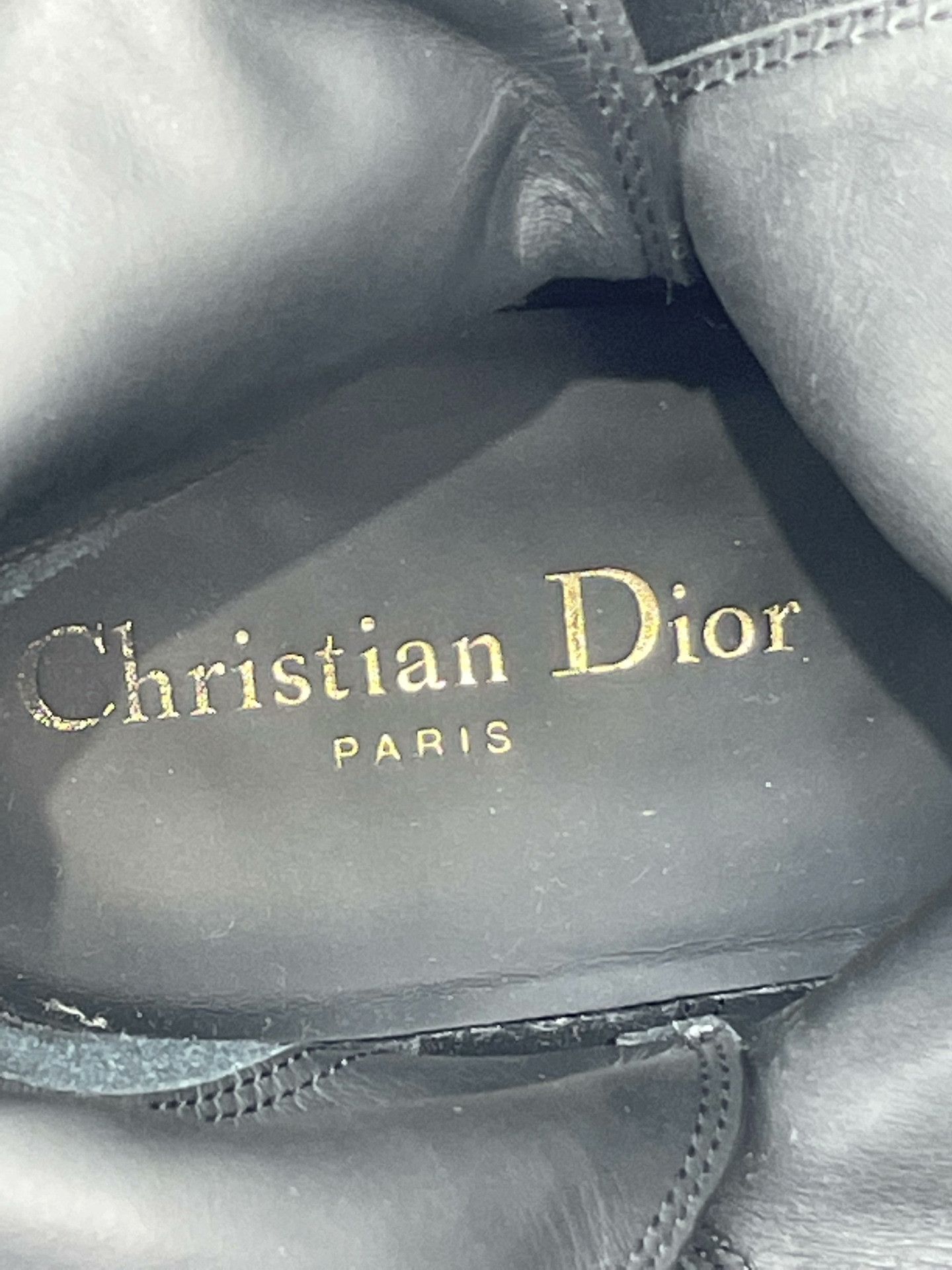 Dior Dior Black CD Metal Buckle Ankle Boots Size US 5 / IT 35 - 6 Thumbnail