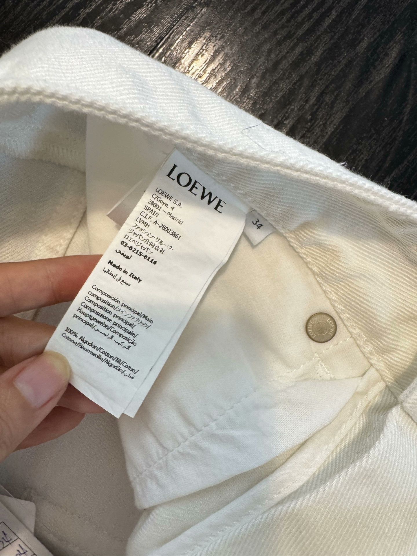 Loewe Loewe New White Jeans Size 34" / US 12 / IT 48 - 5 Thumbnail