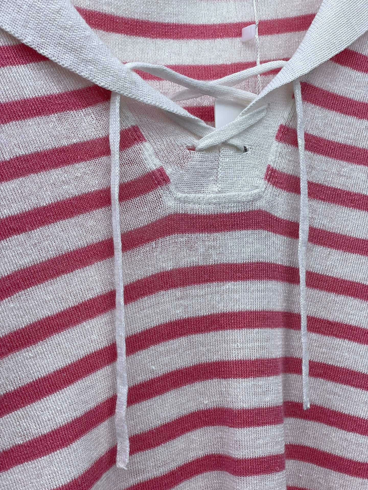 Dior Dior Pink Striped Sailor Collar Knit Size XXS / US 00 / IT 34 - 4 Thumbnail