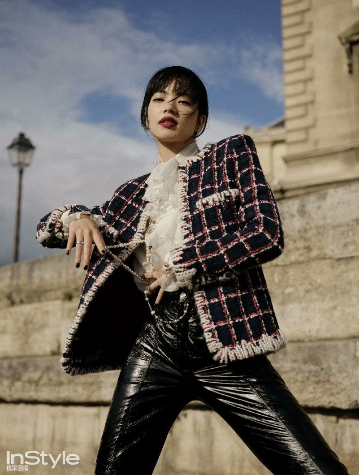 Chanel Chanel Blue Red Plaid Coat Size XXS / US 00 / IT 34 - 7 Thumbnail