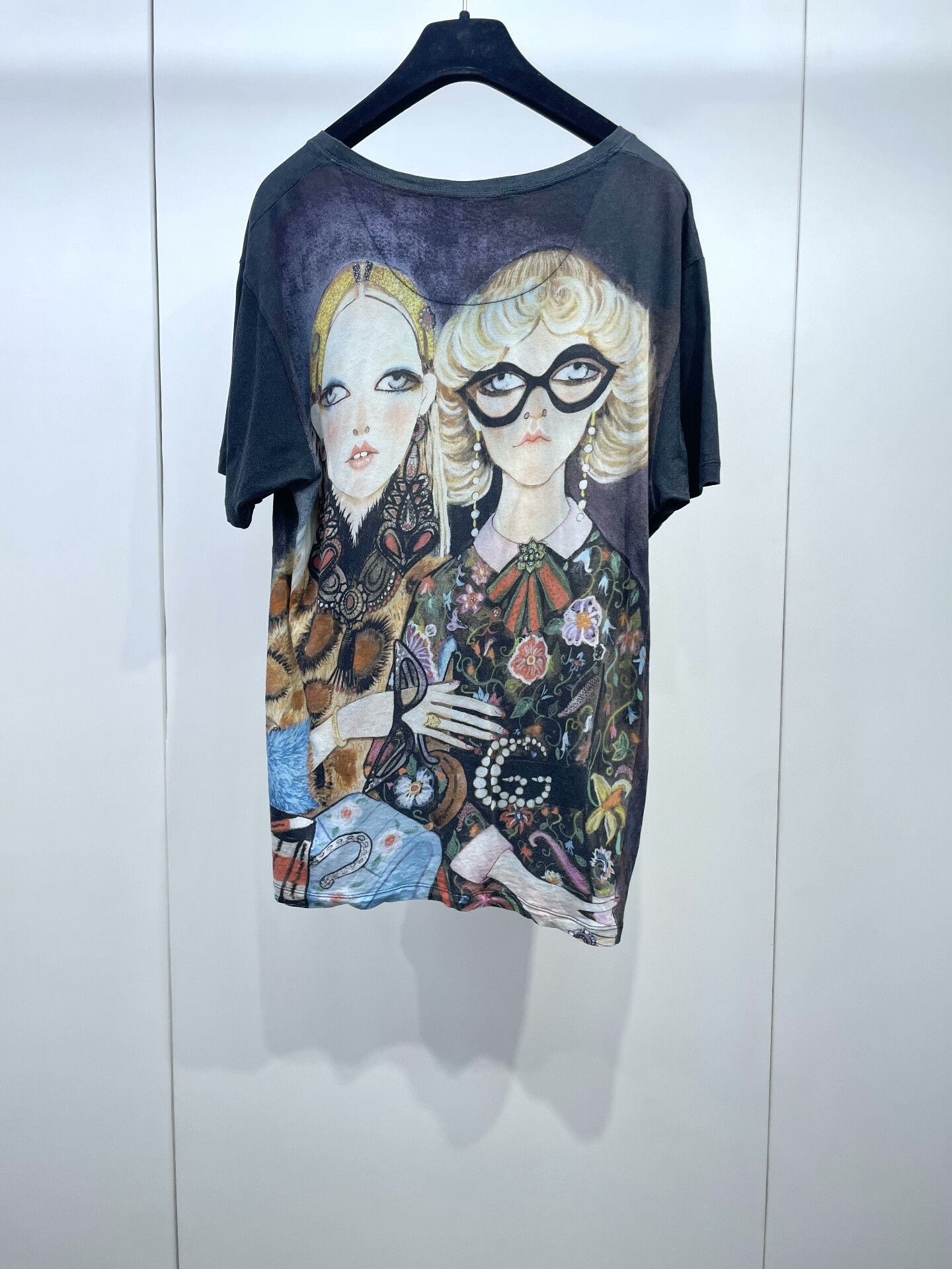 Gucci Gucci Character Painted Short Sleeve T-shirt Size XS / US 0-2 / IT 36-38 - 2 Thumbnail