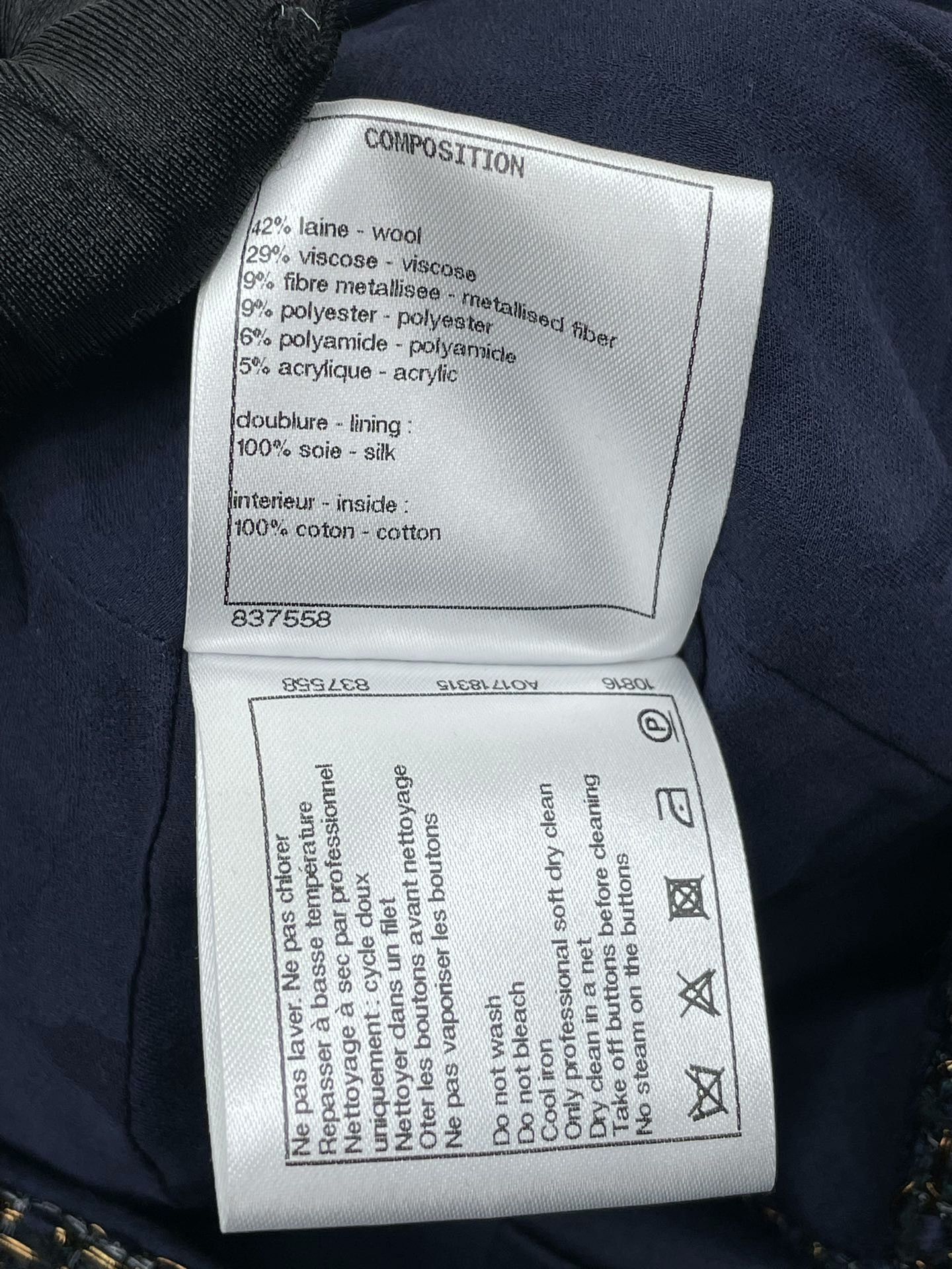 Chanel Chanel Egypt Series Waist Jacket Size XS / US 0-2 / IT 36-38 - 8 Thumbnail
