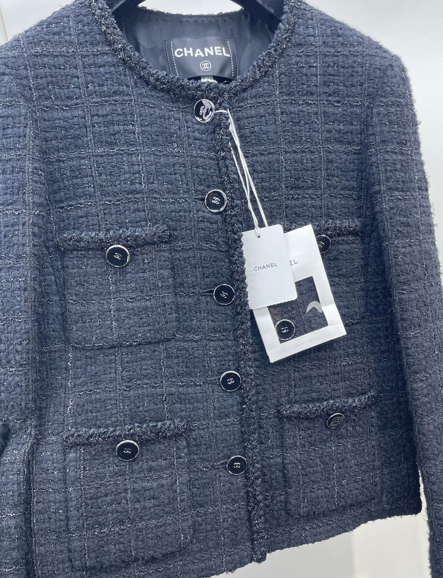 Chanel Chanel 25B Four-Pocket Trimmed Jacket Size XXS / US 00 / IT 34 - 3 Thumbnail