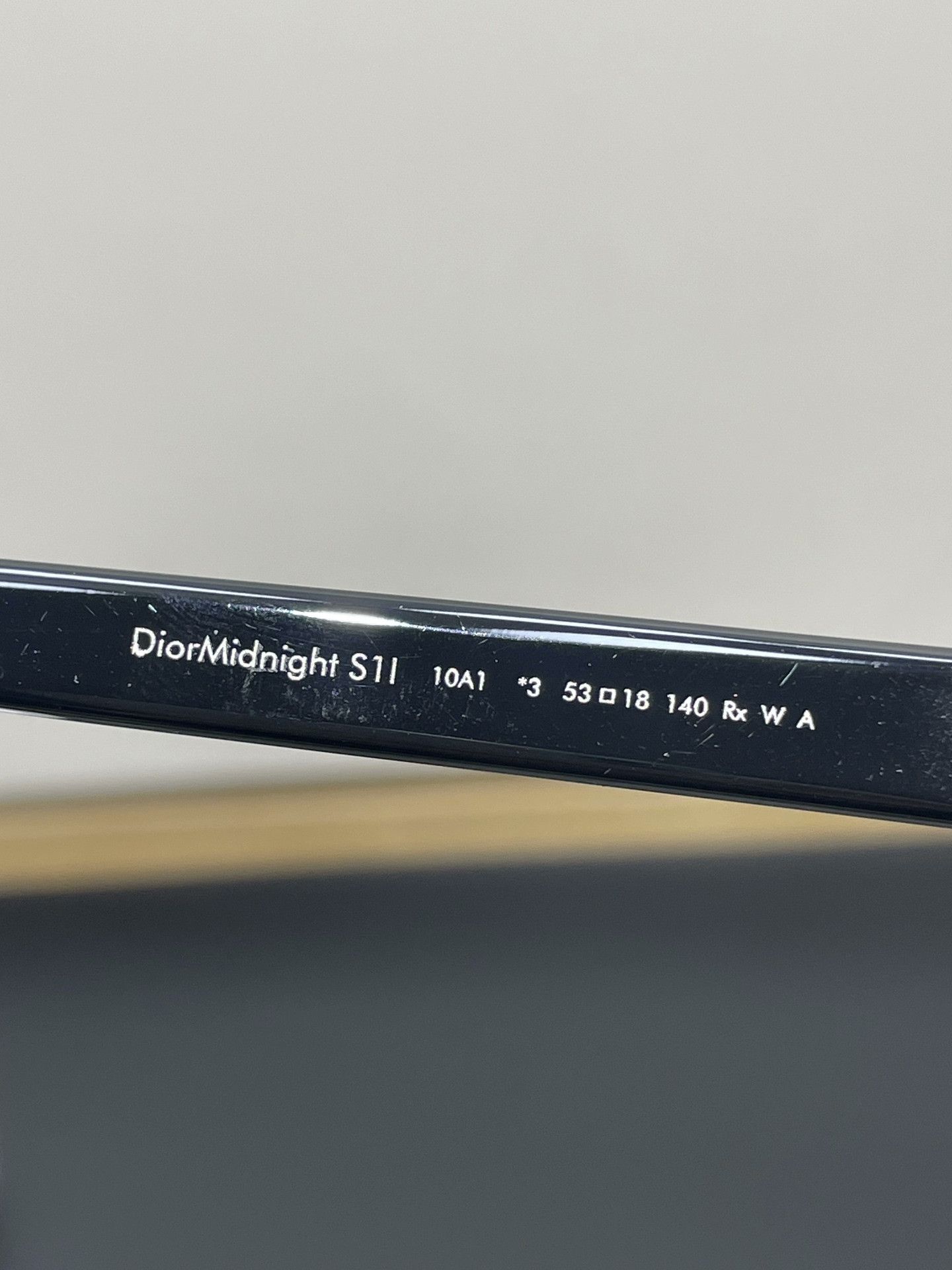 Dior Dior Letter Black Frame Sunglasses Size ONE SIZE - 7 Thumbnail