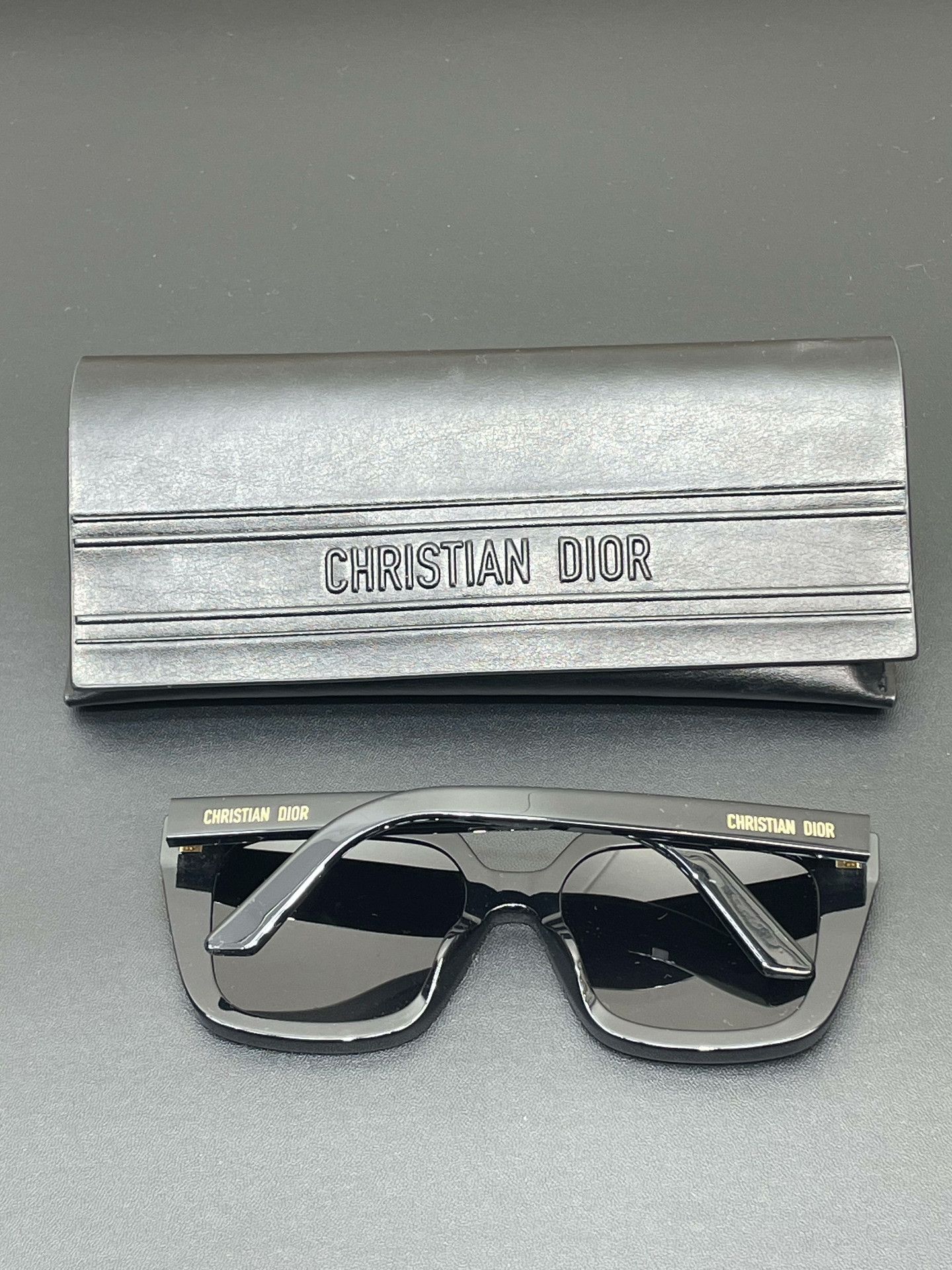 Dior Dior Letter Black Frame Sunglasses Size ONE SIZE - 2 Thumbnail