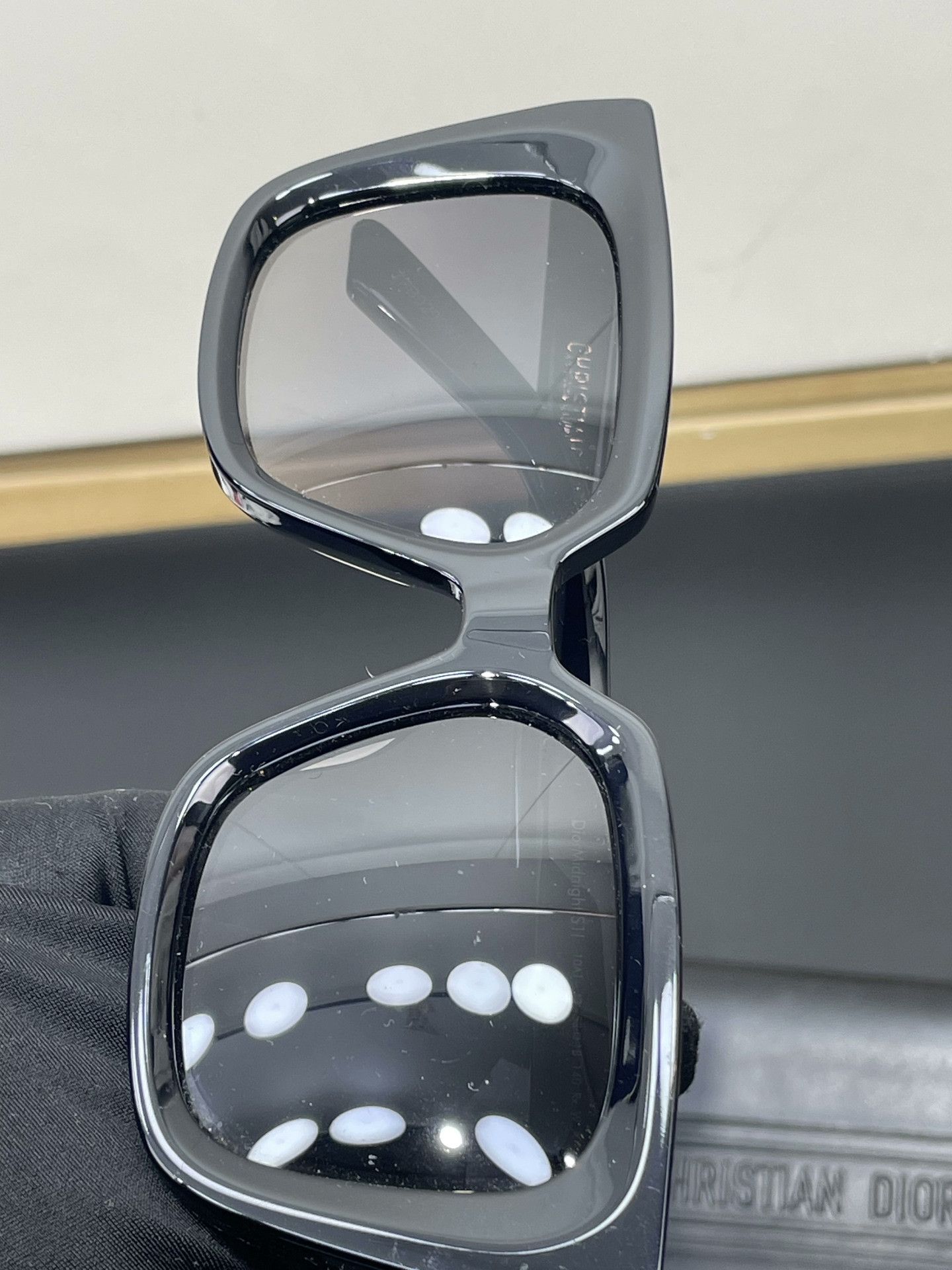 Dior Dior Letter Black Frame Sunglasses Size ONE SIZE - 3 Thumbnail