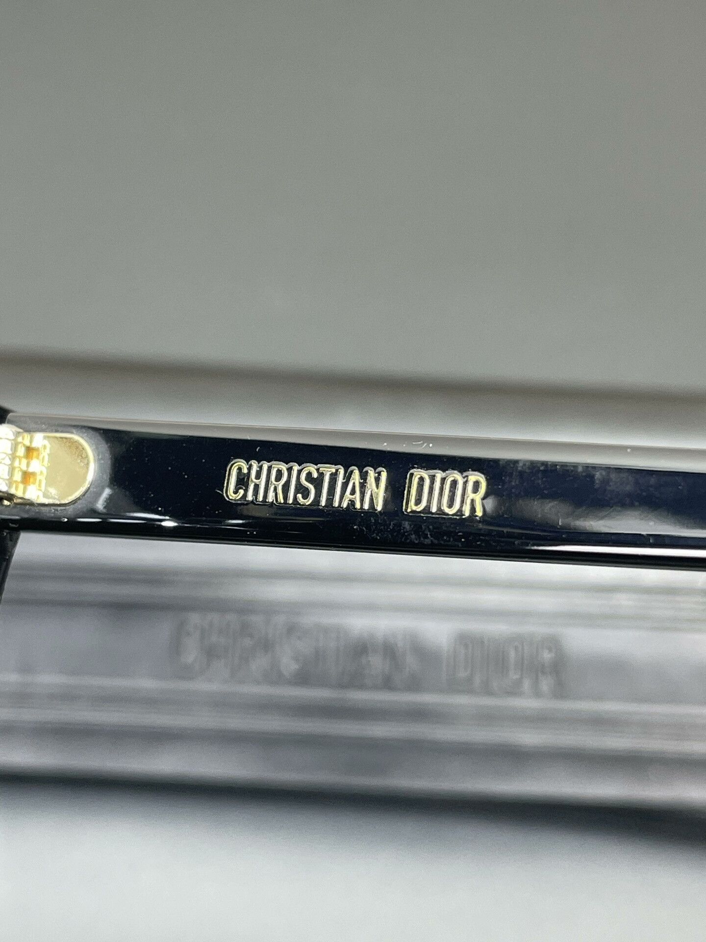 Dior Dior Letter Black Frame Sunglasses Size ONE SIZE - 6 Thumbnail