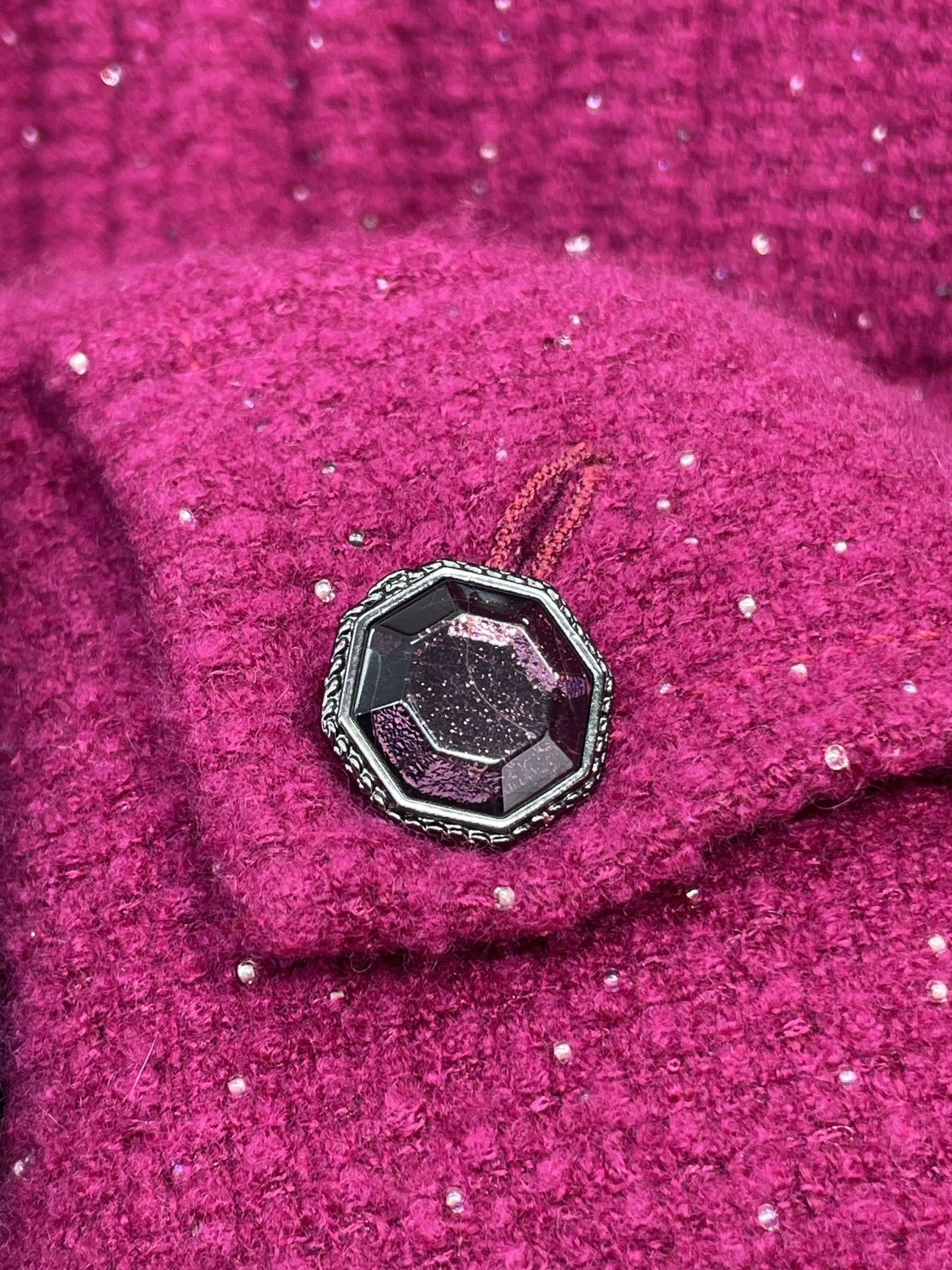 Chanel Chanel Beaded Tweed Jacket Size S / US 4 / IT 40 - 6 Thumbnail