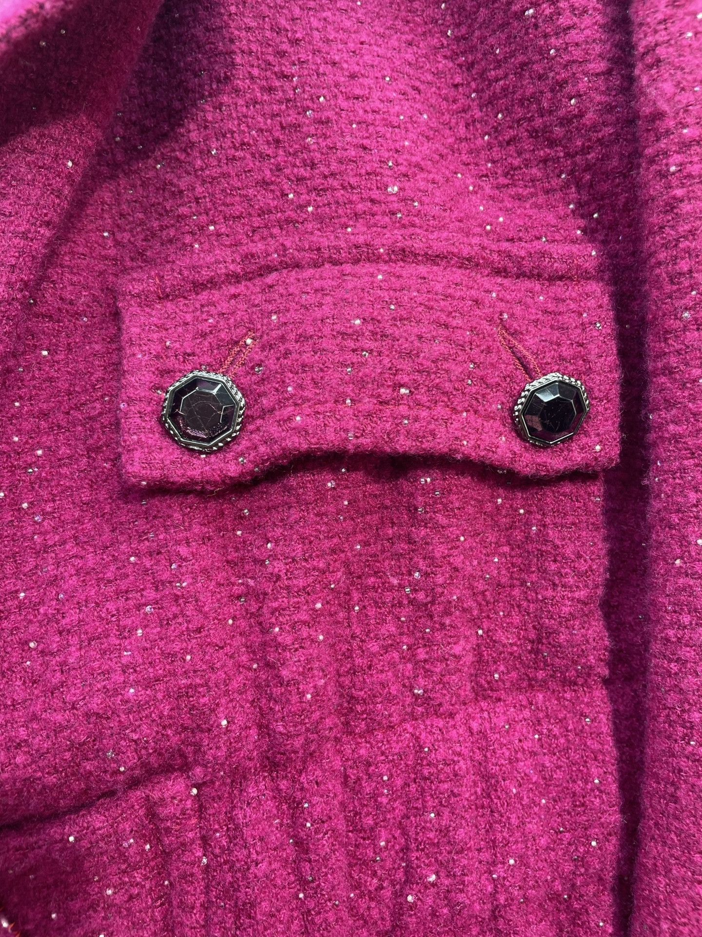 Chanel Chanel Beaded Tweed Jacket Size S / US 4 / IT 40 - 3 Thumbnail