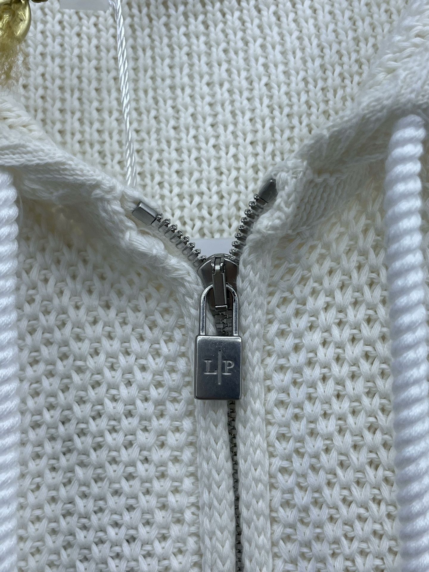 Loro Piana Loro Piana Cream White Hooded Zip Sweater Size US XS / EU 42 / 0 - 4 Thumbnail
