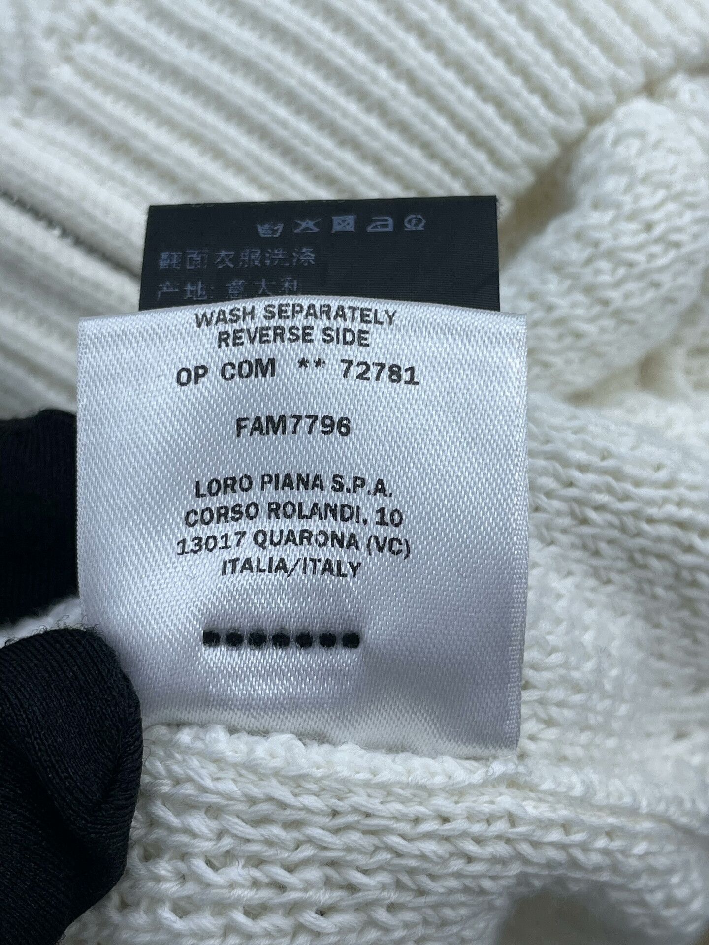 Loro Piana Loro Piana Cream White Hooded Zip Sweater Size US XS / EU 42 / 0 - 8 Thumbnail